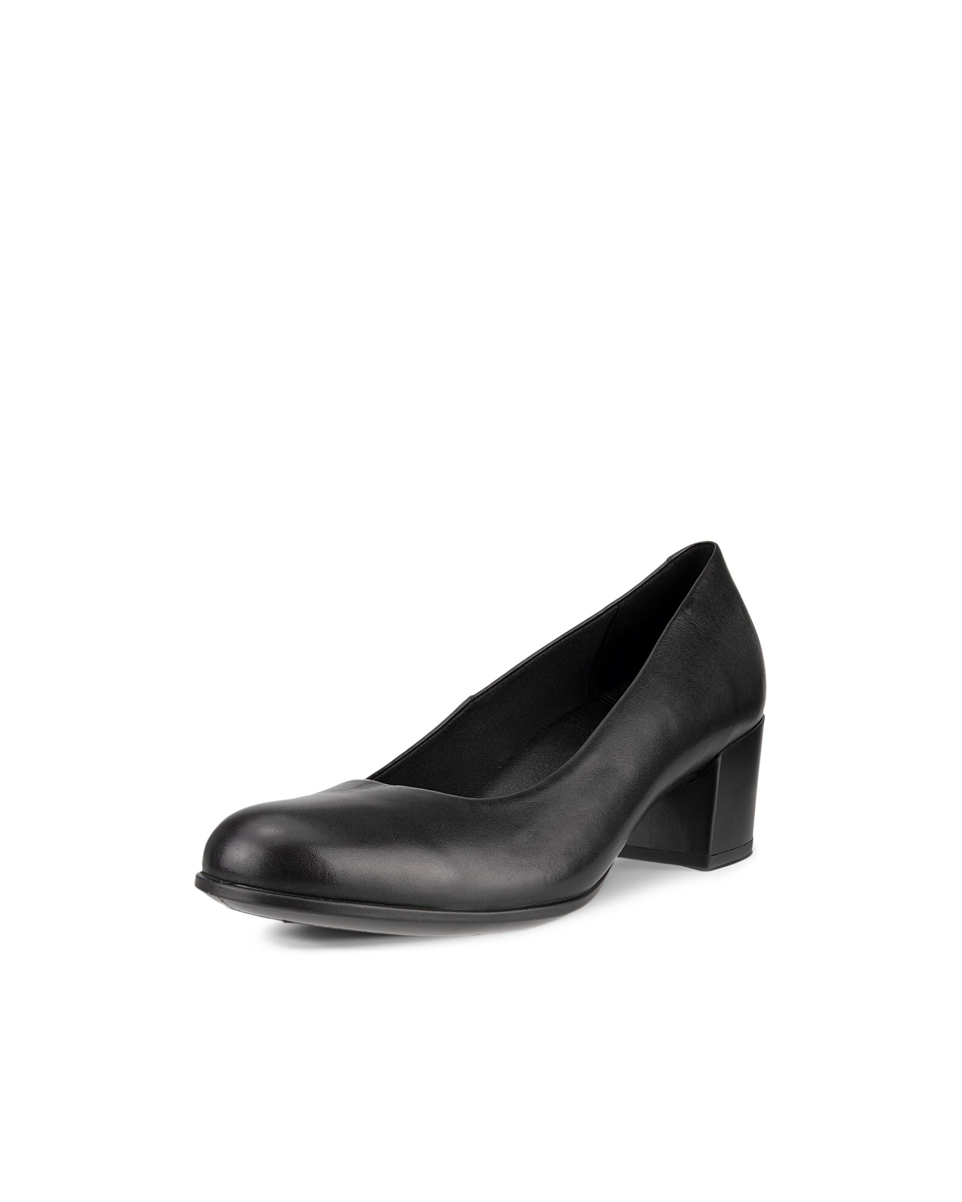 Women's ECCO® Dress Classic 35 Leather Block-Heeled Pump