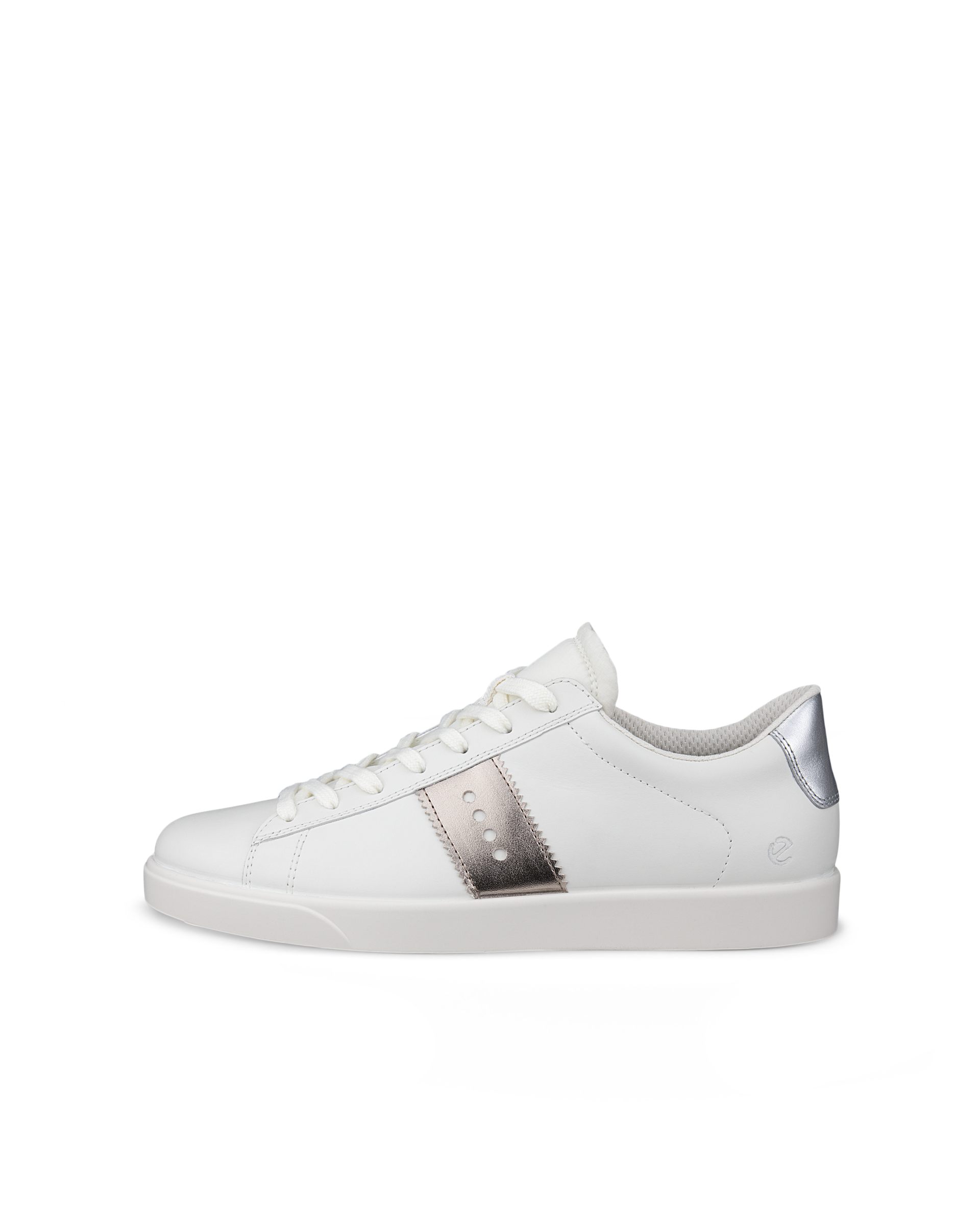 ECCO STREET LITE - Women's Leather Trainer - White - 40