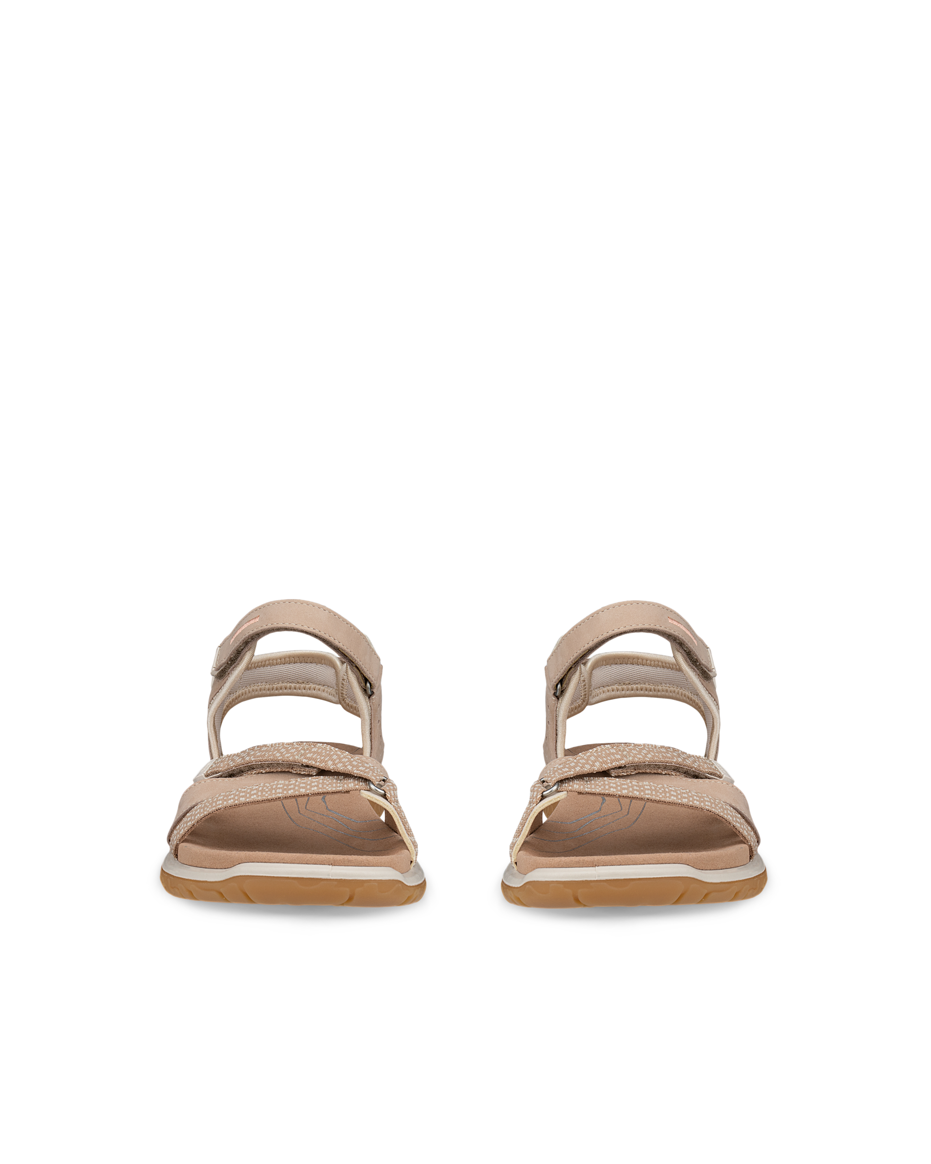 ECCO® Offroad Roam sandale en nubuck deux brides pour femme - Beige - Front pair