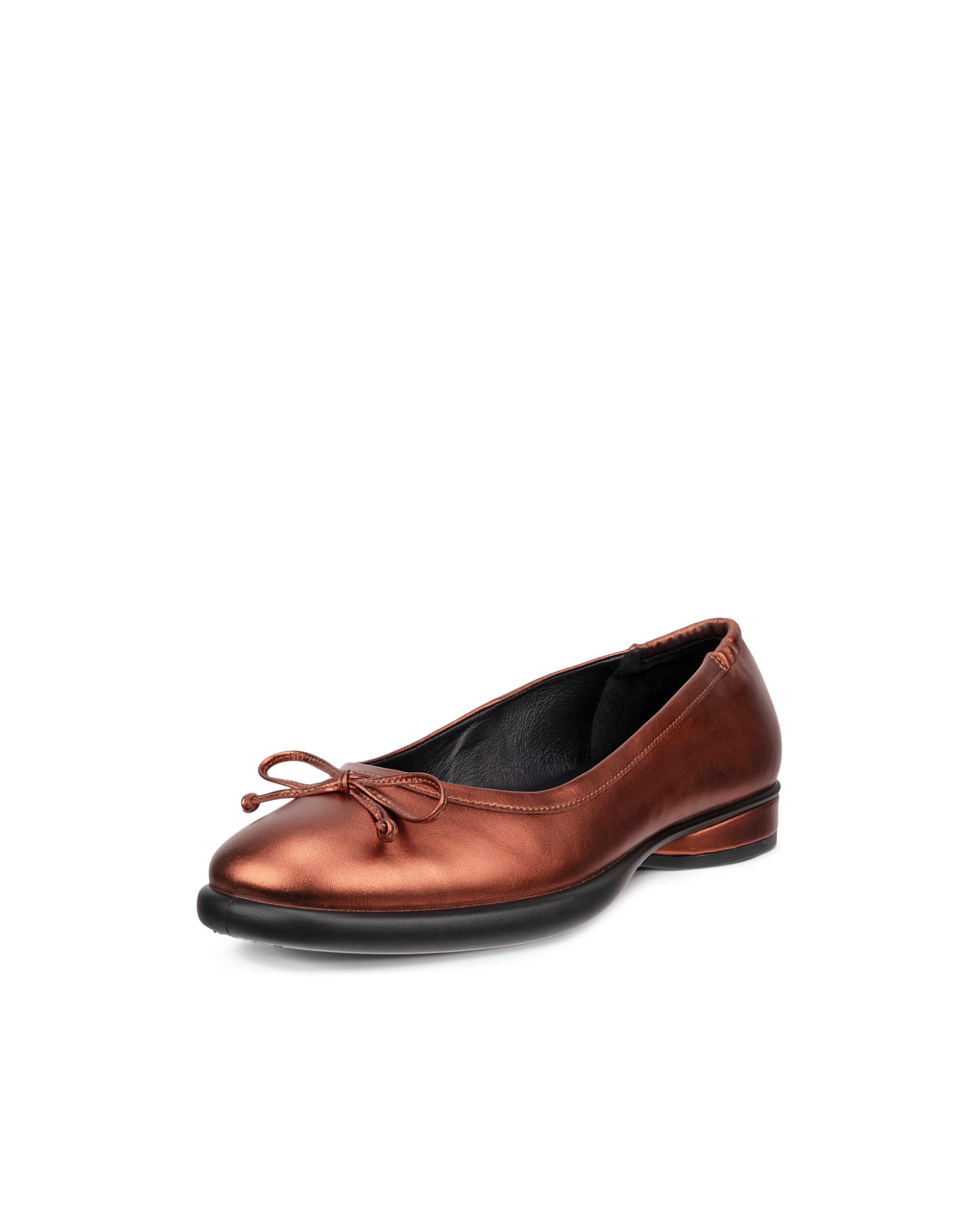 ECCO Sculpted LX ウィメンズ レザーバレリーナ - ブロンズ - Main