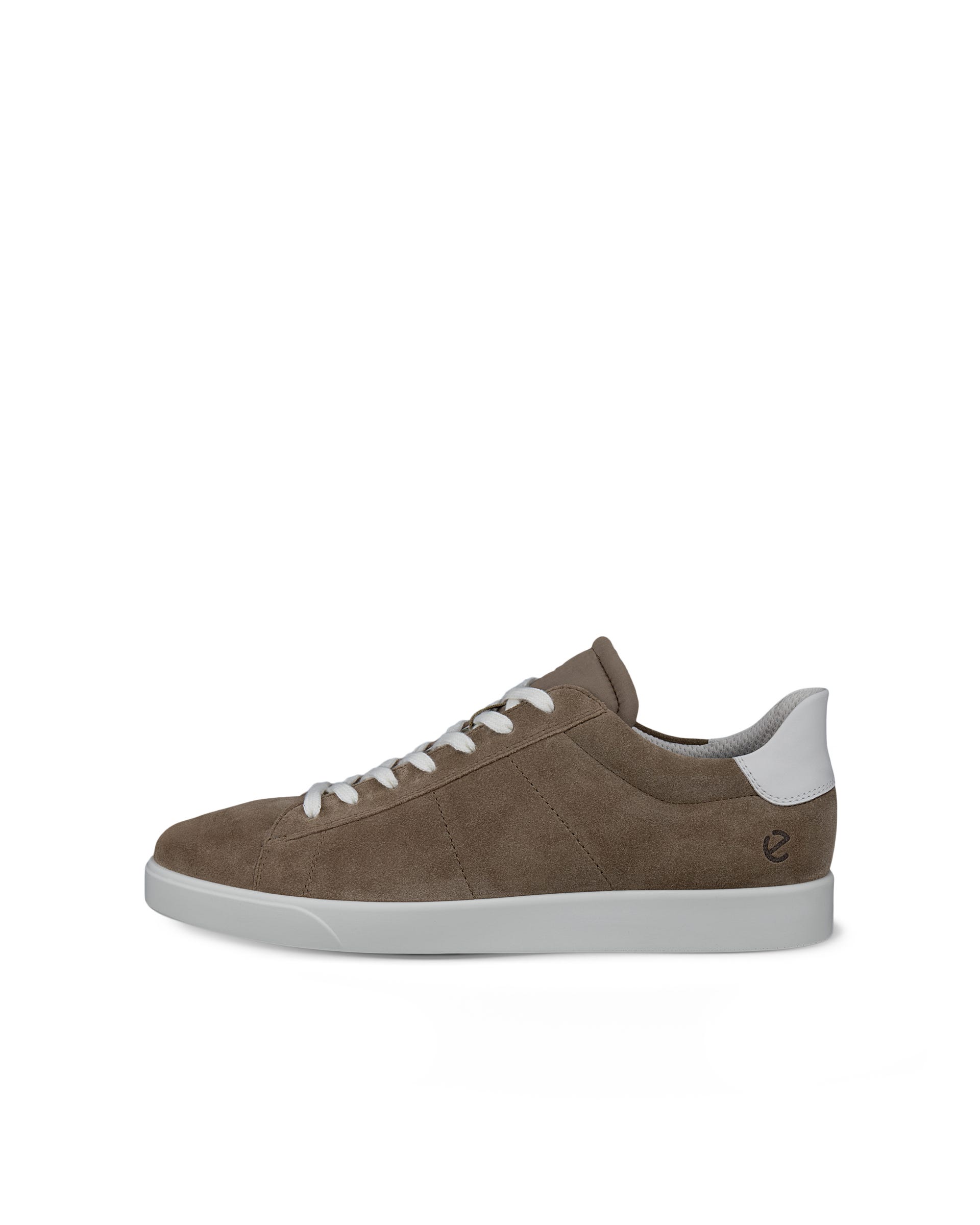 ECCO® STREET LITE baskets en daim pour homme - Marron - Outside