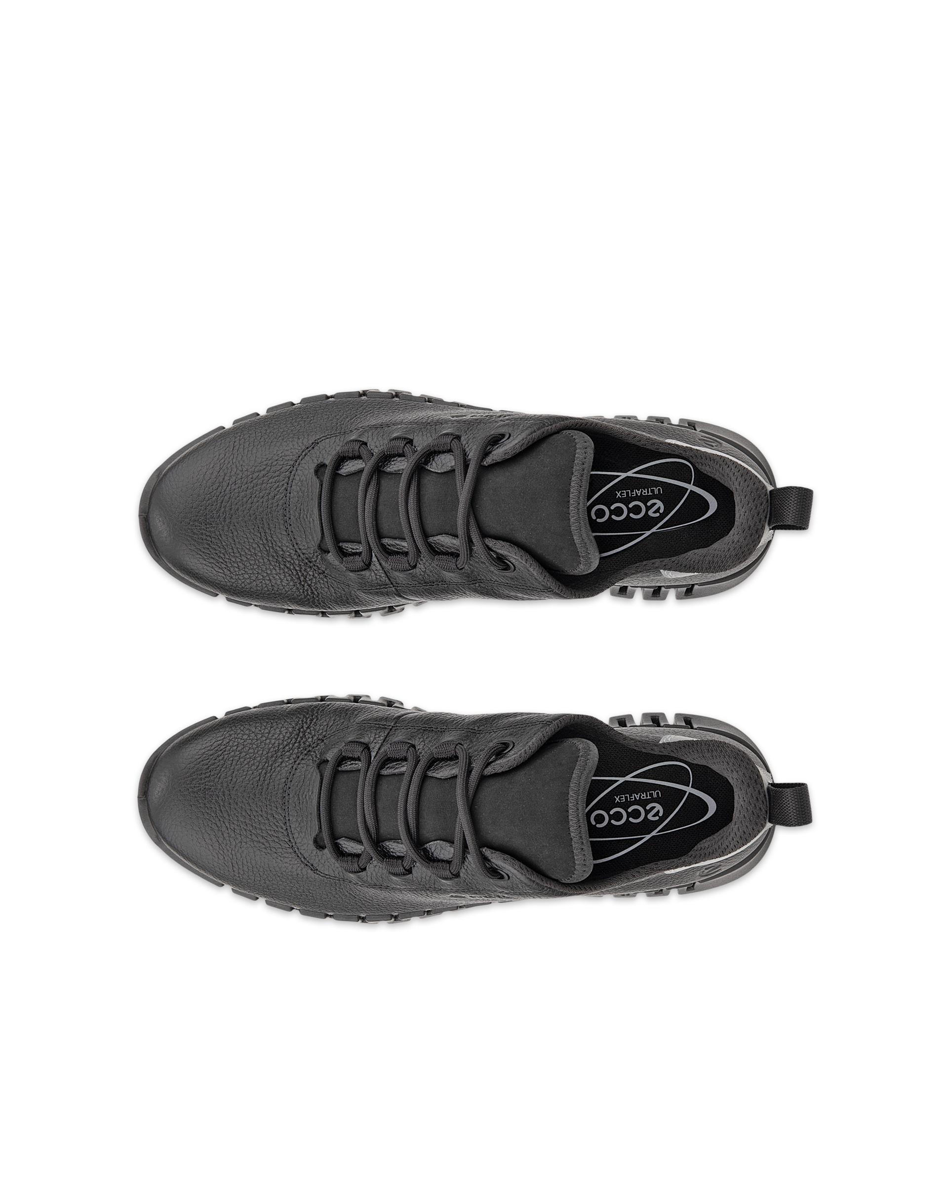 ECCO® Gruuv női Gore-Tex bőr sneaker - Fekete - Top left pair