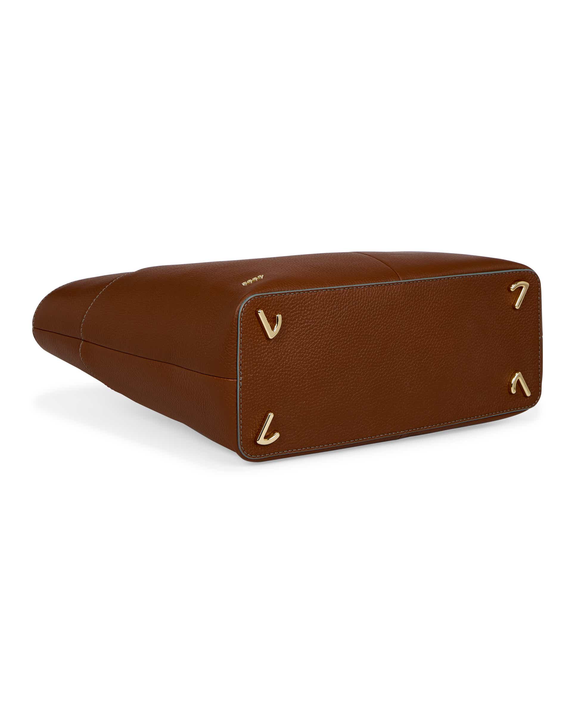 ECCO Tote Pebbled レザートートバッグ - ブラウン - Detail-2