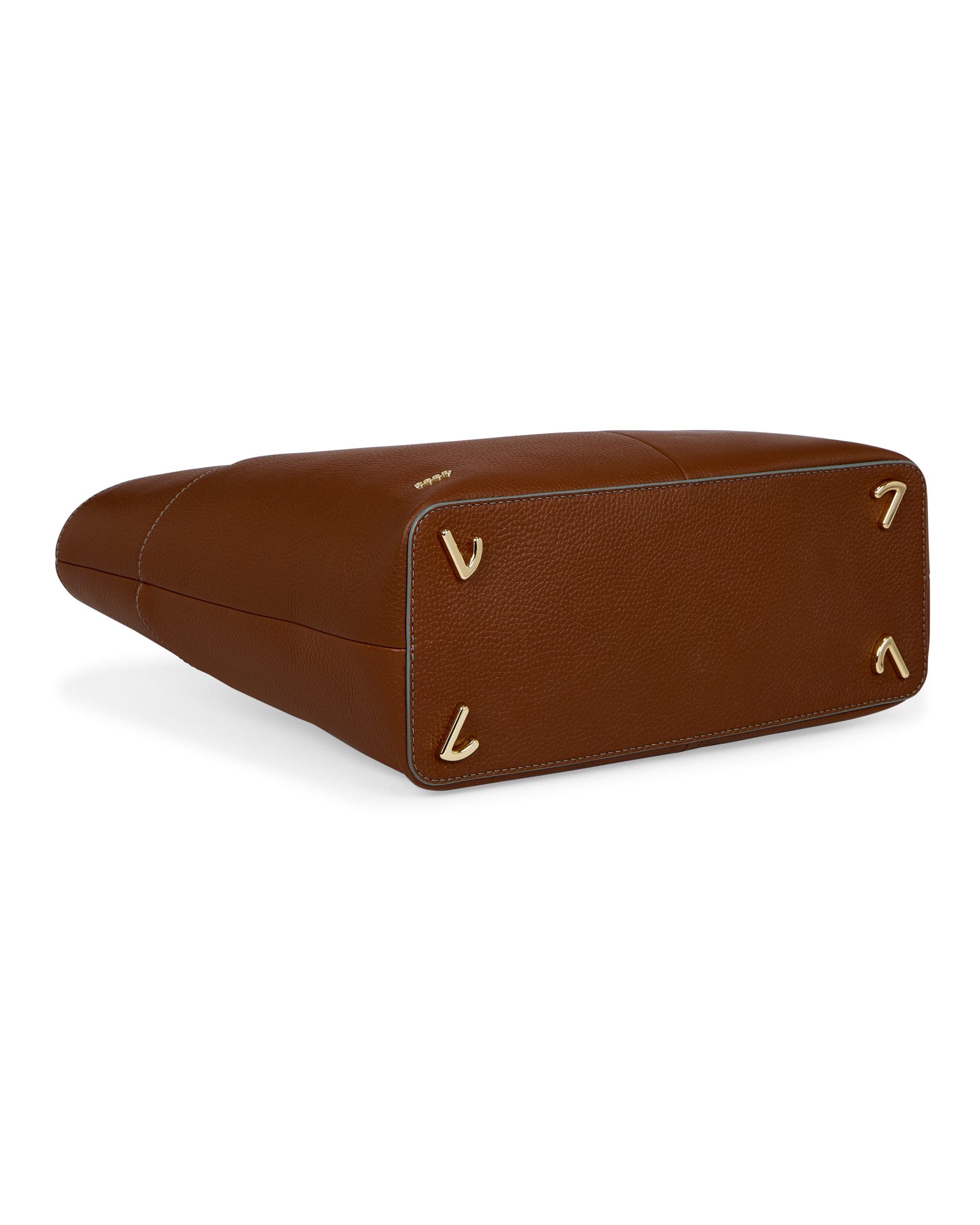 ECCO Tote Pebbled レザートートバッグ - ブラウン - Detail-2