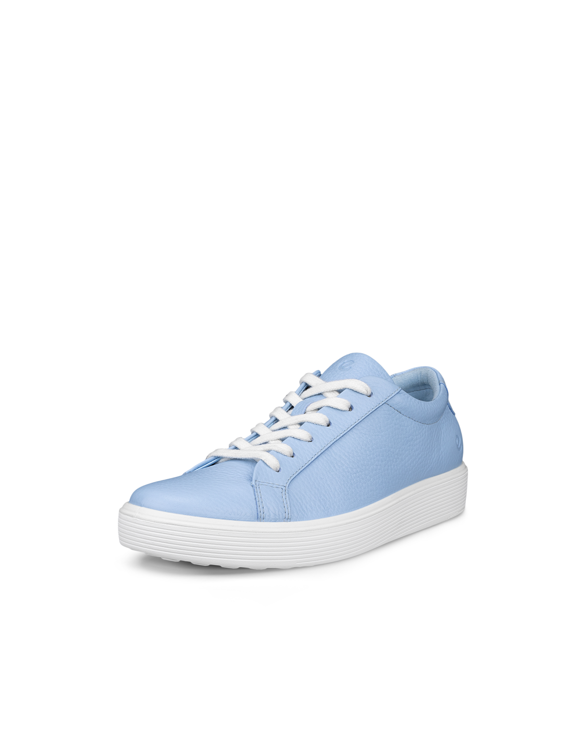 ECCO® Soft 60 Damen Ledersneaker - Blau - Main