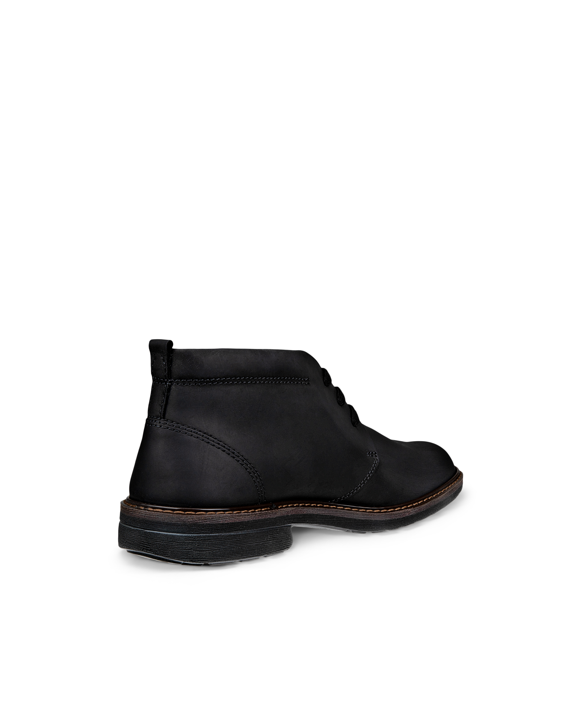 Men's ECCO® Turn Nubuck Gore-Tex Ankle Boot - Black - Back