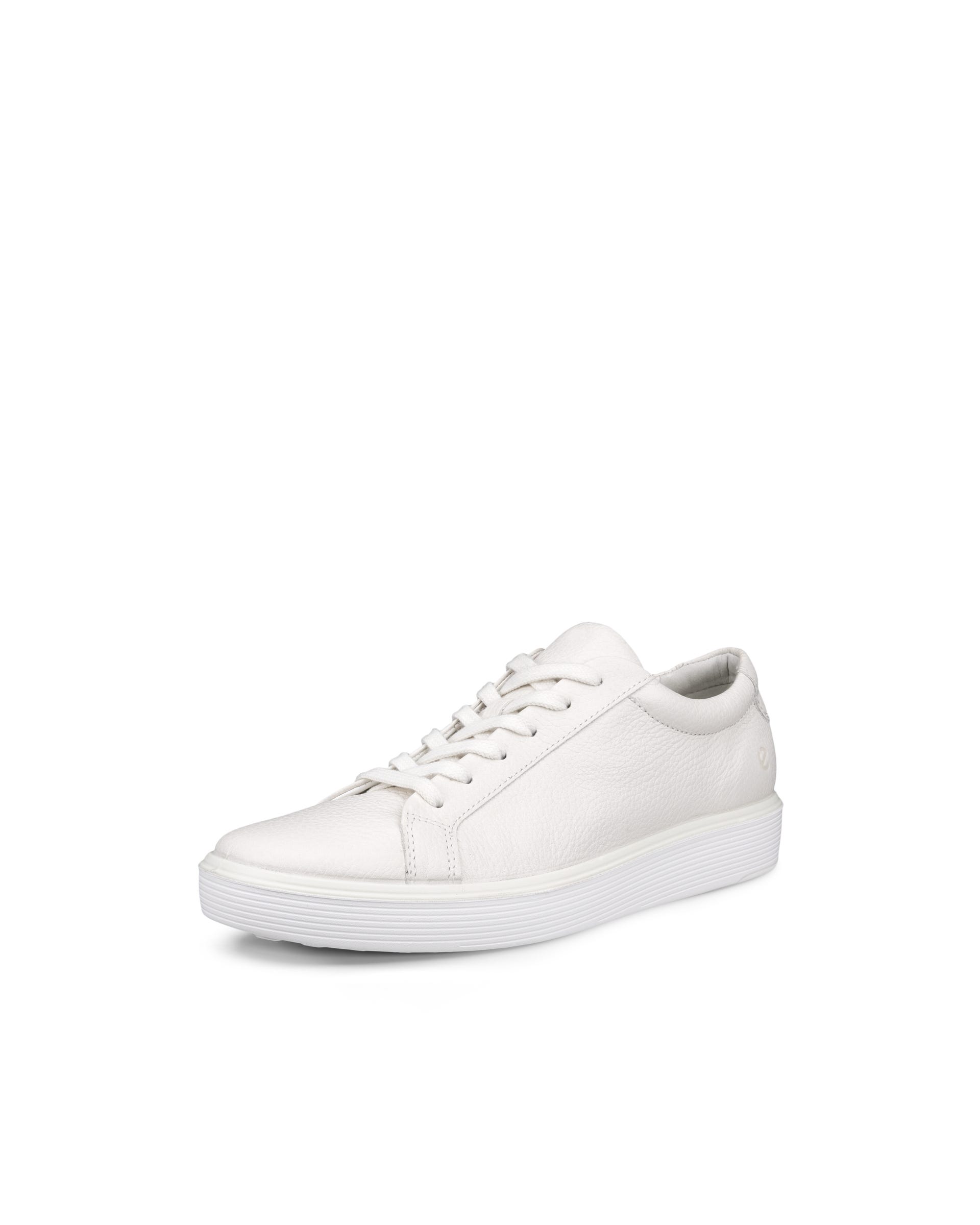 ECCO® Soft 60 Dames leren sneaker - Wit - Main