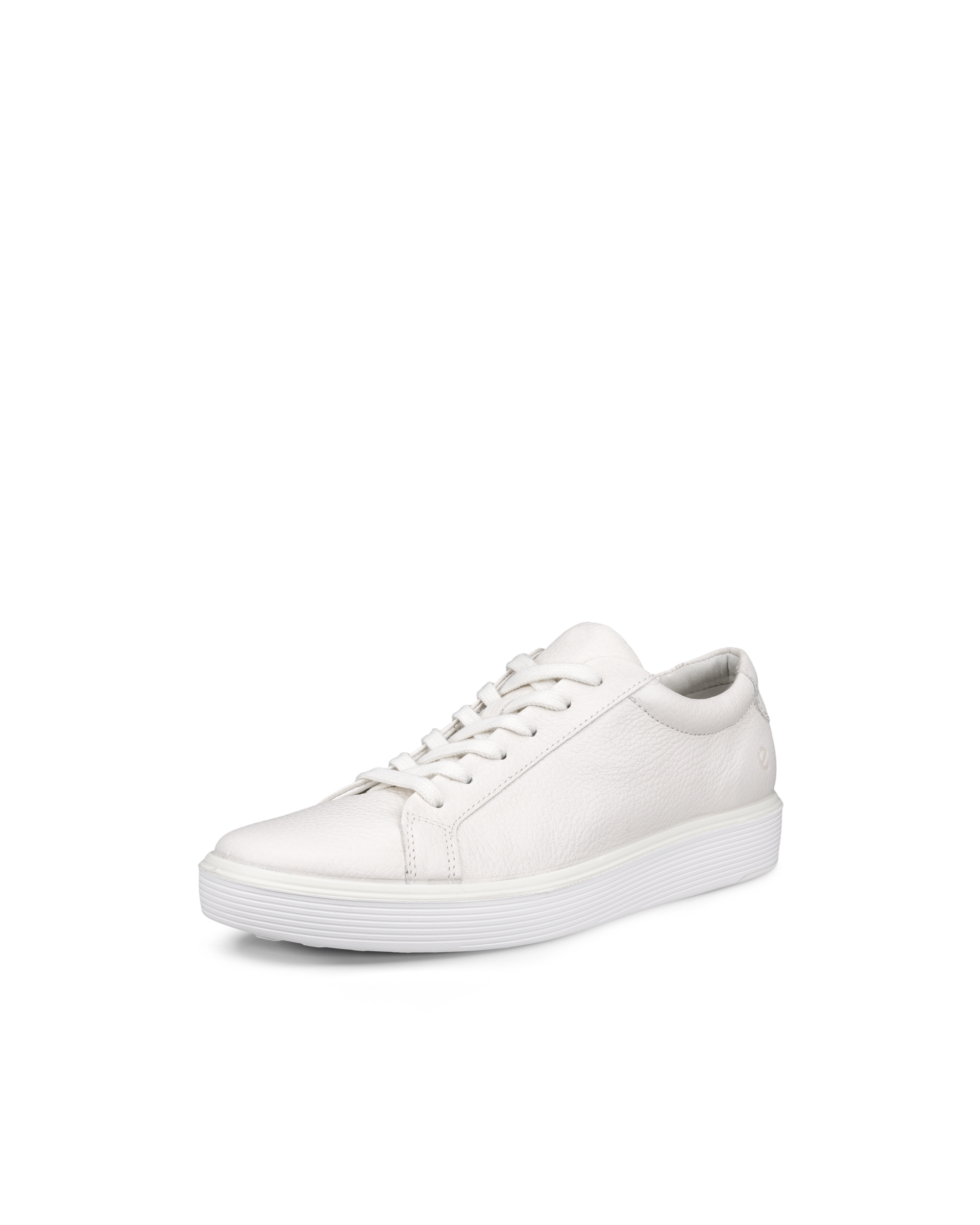 ECCO® Soft 60 Dames leren sneaker - Wit - Main