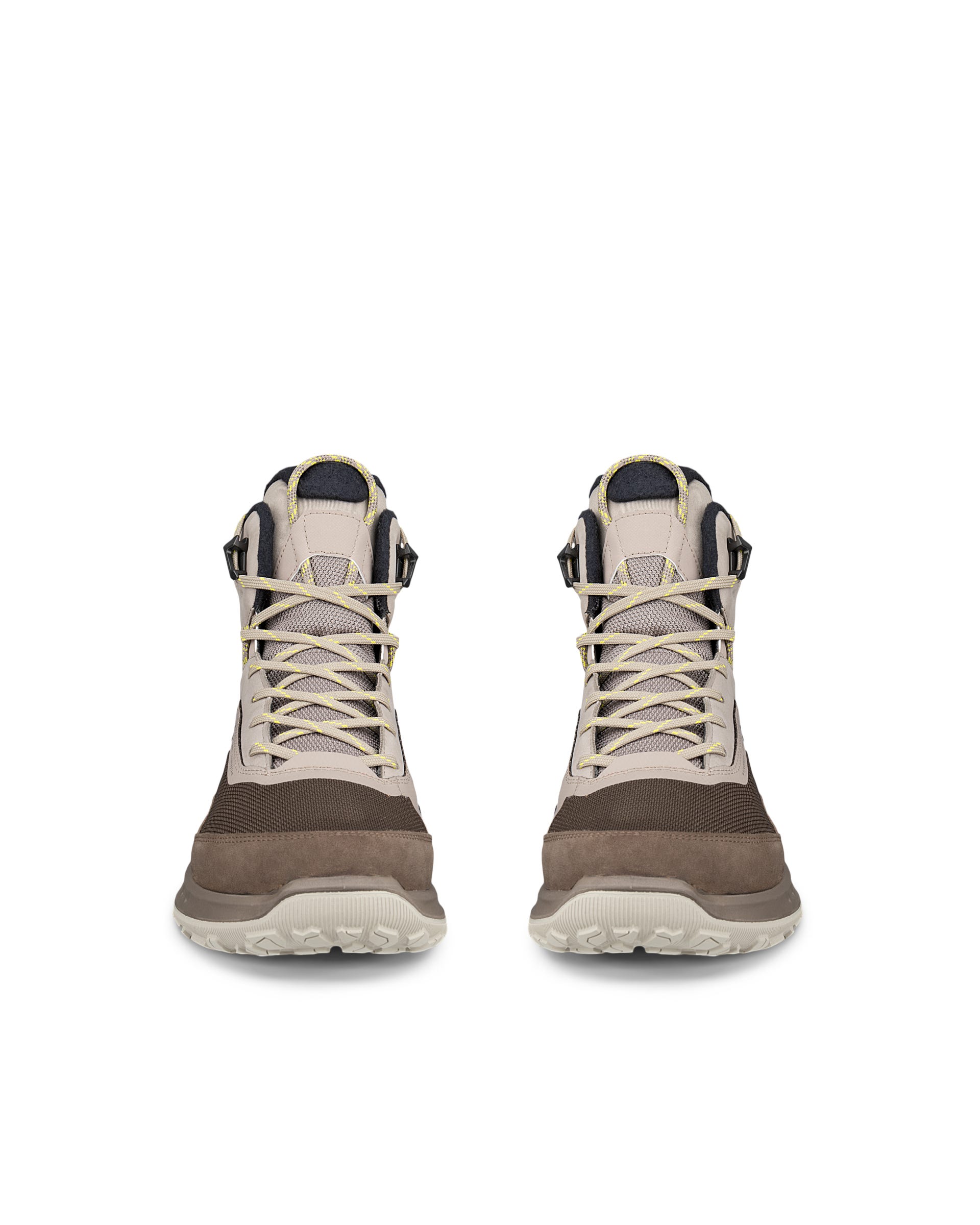 ECCO® ULT-TRN chaussures de randonnée imperméable de plein air mi-hautes en nubuck pour femme - Marron - Front pair