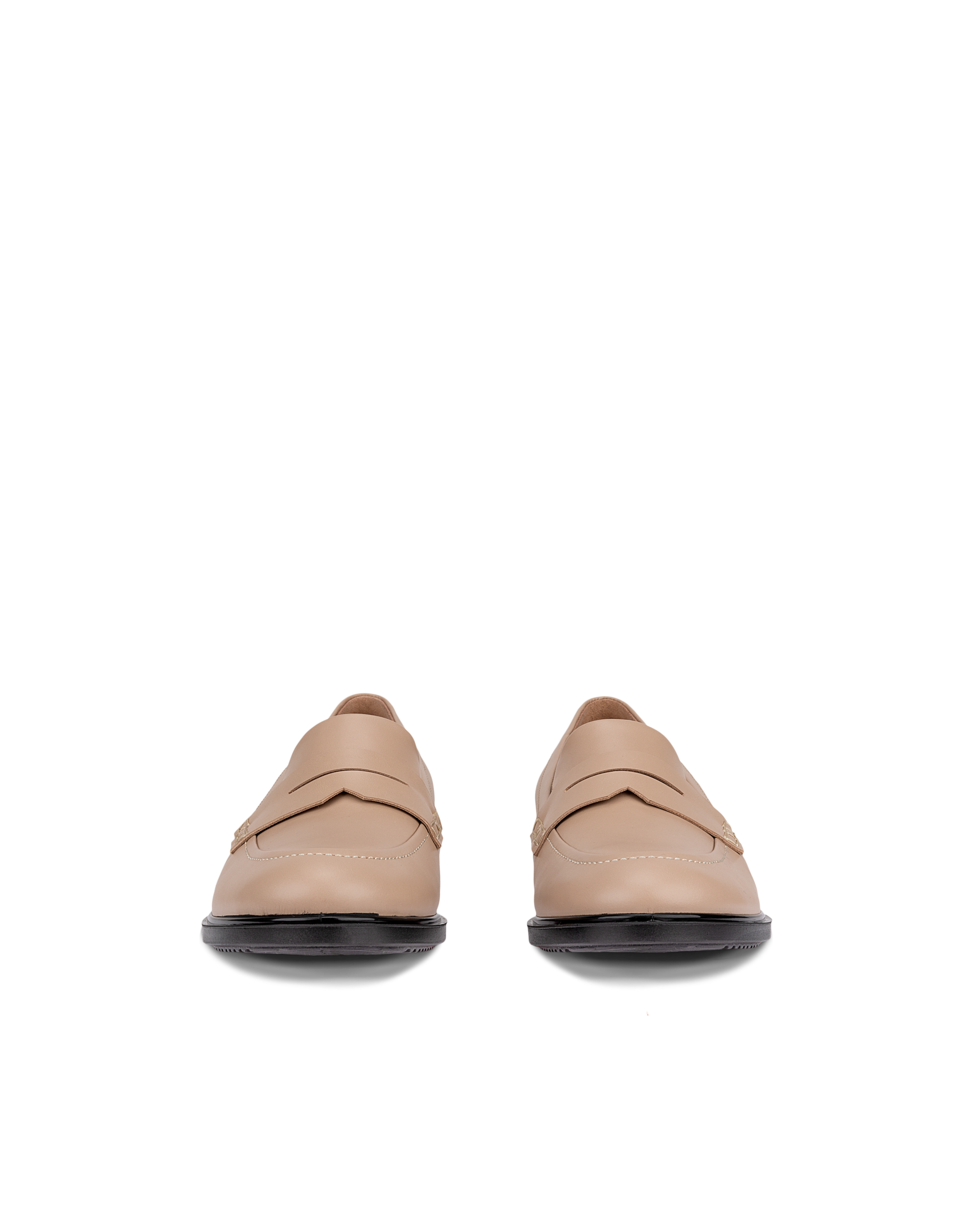 ECCO® Dress Classic 15 női bőr papucscipő - Bézs - Front pair