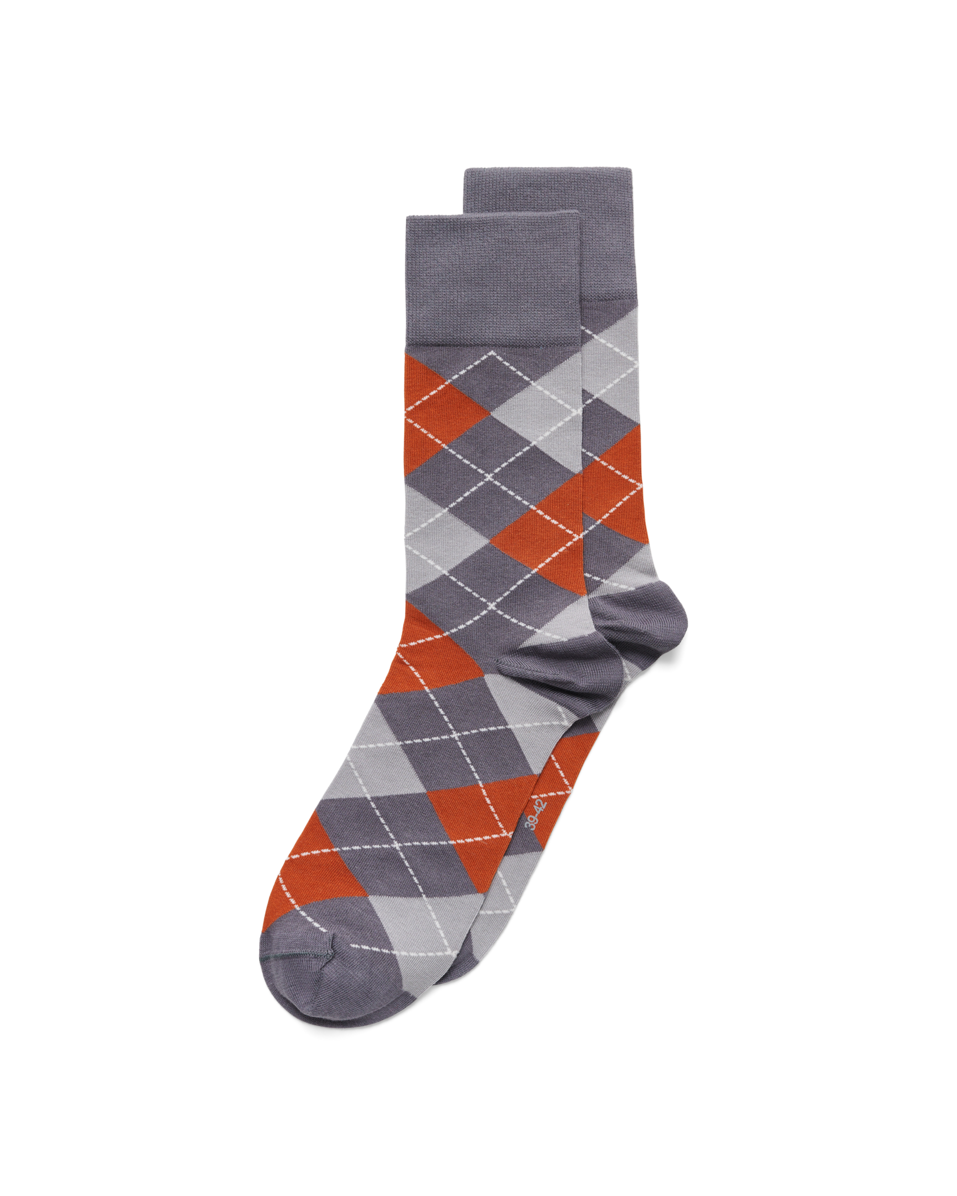 ECCO Classic Argyle Mid Cut — Grey