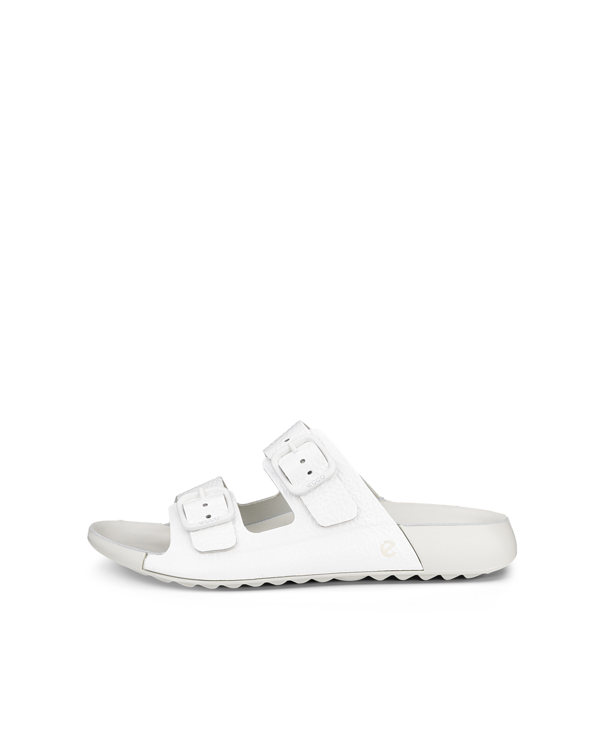 極美品■ECCO■クロッグシューズ✨厚底 プラットフォーム 本革 セレモニー Women's ECCO® Cozmo Leather Two-Strap Sandal | White