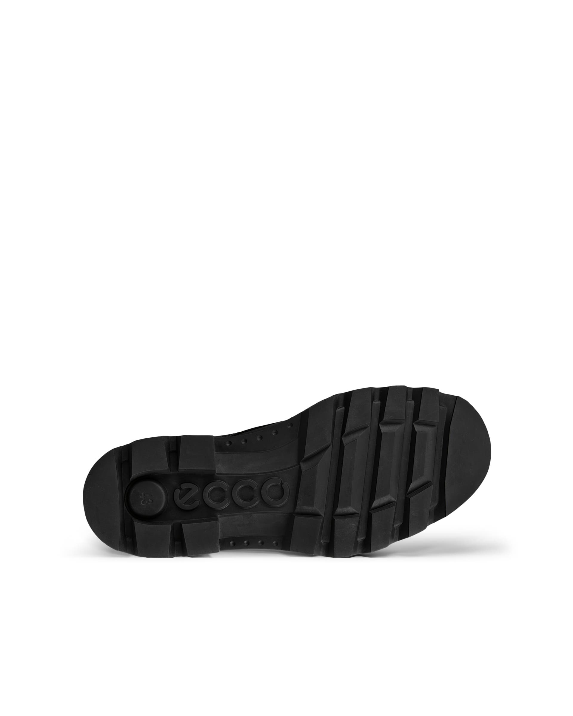 ECCO® Grainer Herren Wasserdichte Schnürstiefel aus Nubukleder - Schwarz - Sole