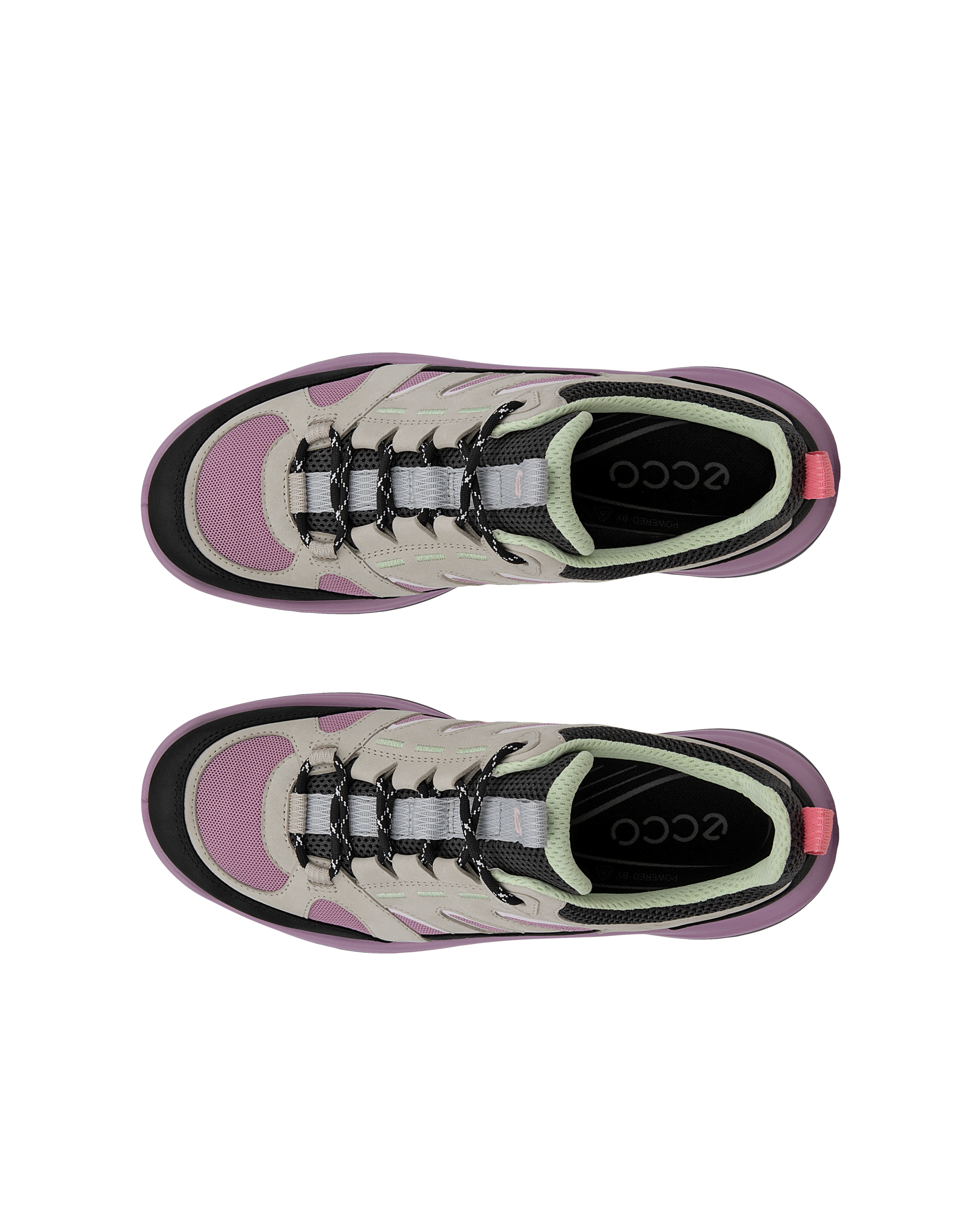 ECCO® Offroad Dames outdoorschoen van nubuck - Grijs - Top left pair