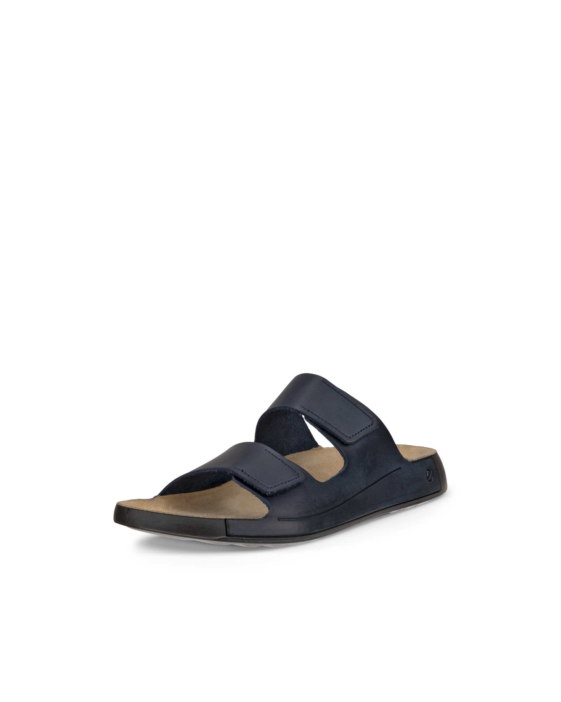 ECCO Cozmo Sandal メンズ ヌバック2ストラップサンダル - ブルー - Main