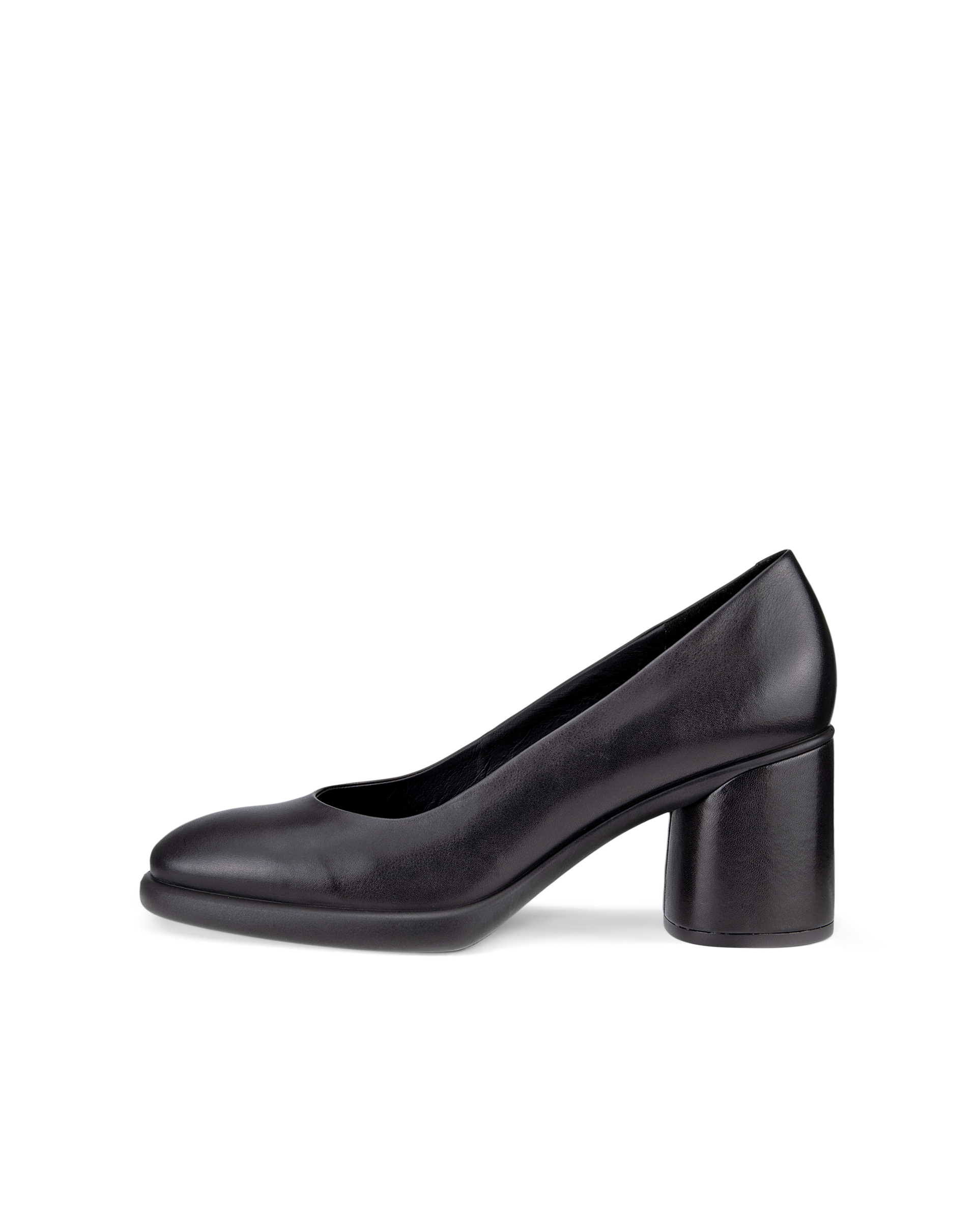 Women's ECCO Dress Classic 35 Leather Block-Heeled Pump | Black Women's ECCO Dress Classic 35 Leather Block-Heeled Pump | Black