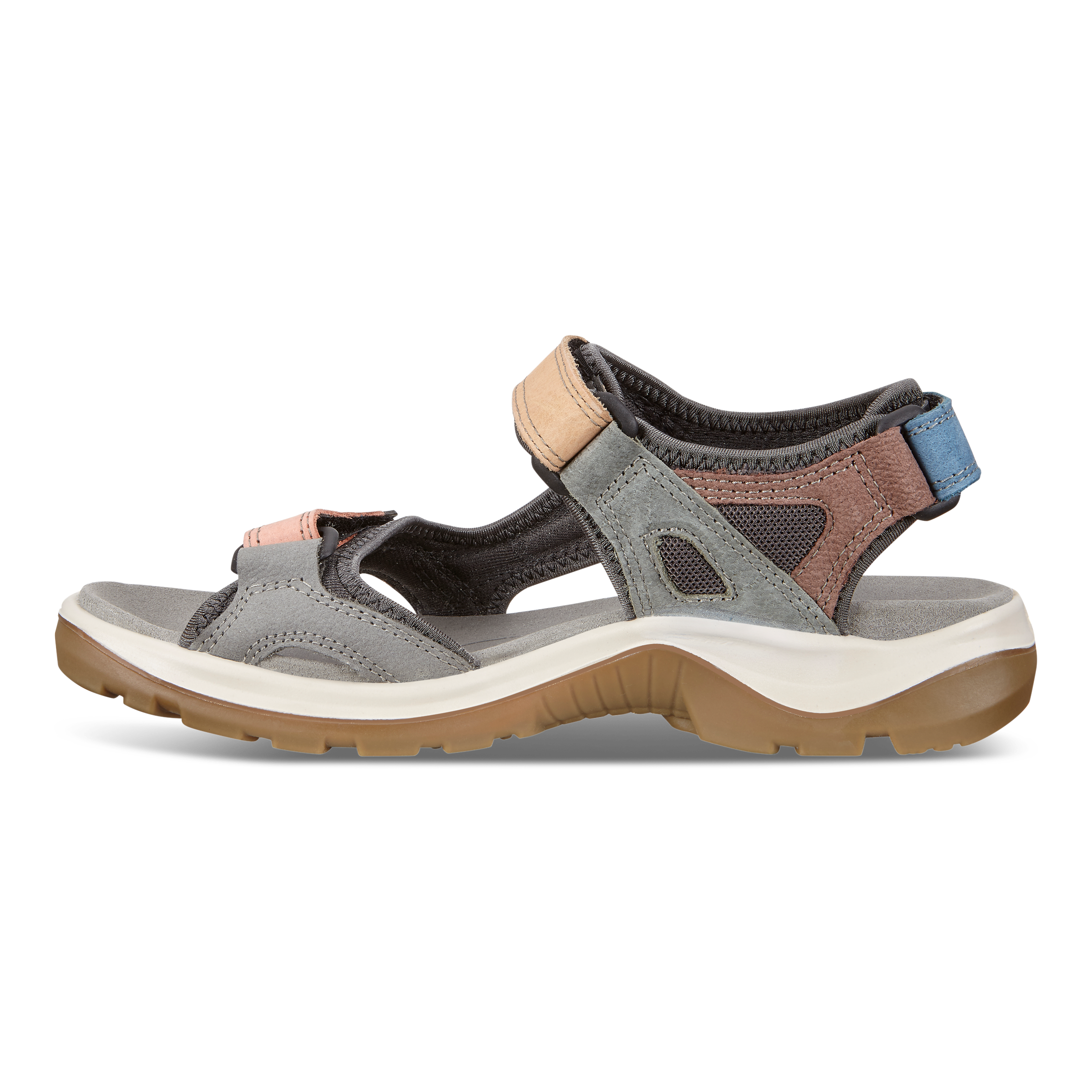 ECCO Offroad ウィメンズ レザーハイキングサンダル | マルチカラー