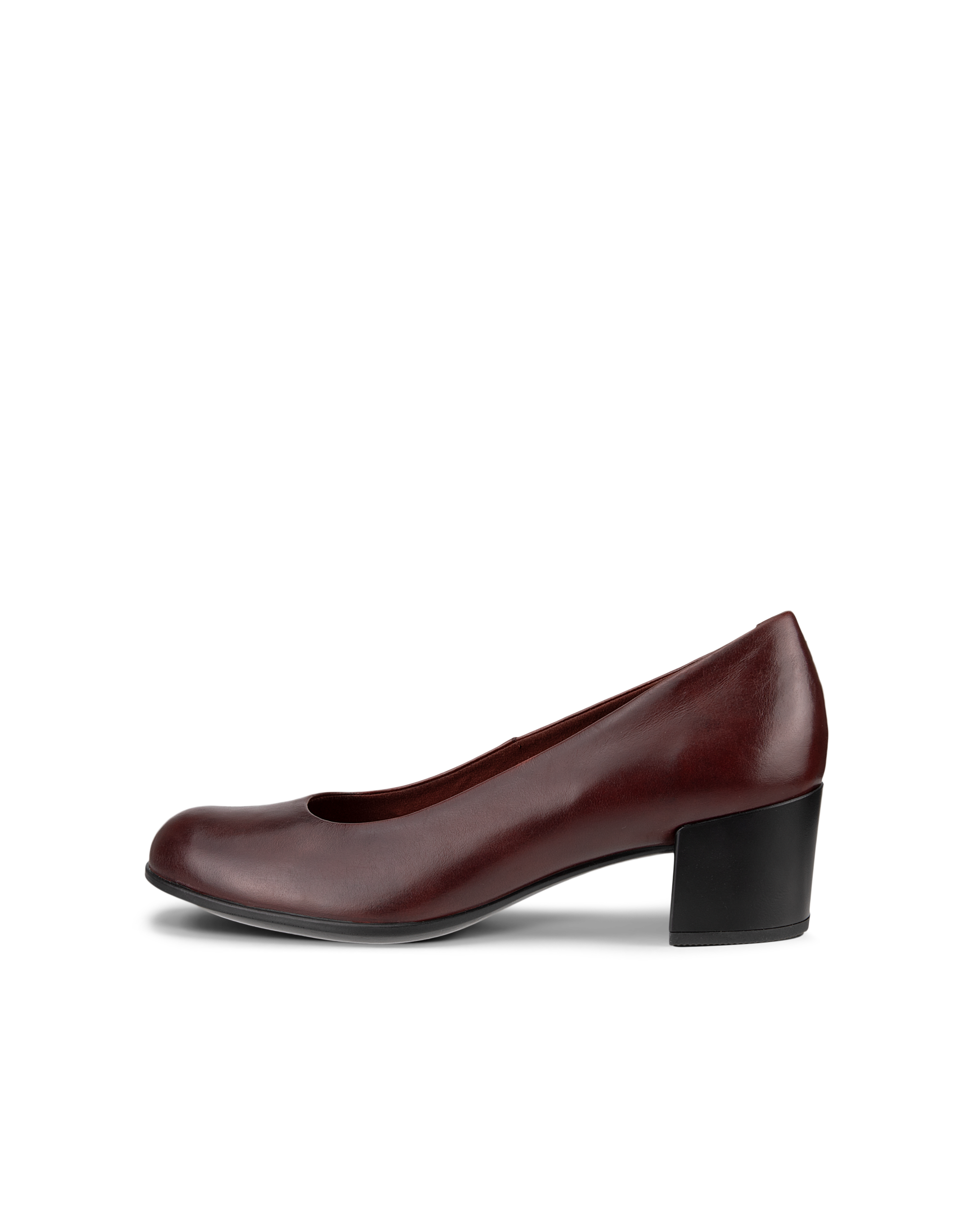 ECCO Dress Classic 35 ウィメンズ レザーブロックヒールパンプス | レッド