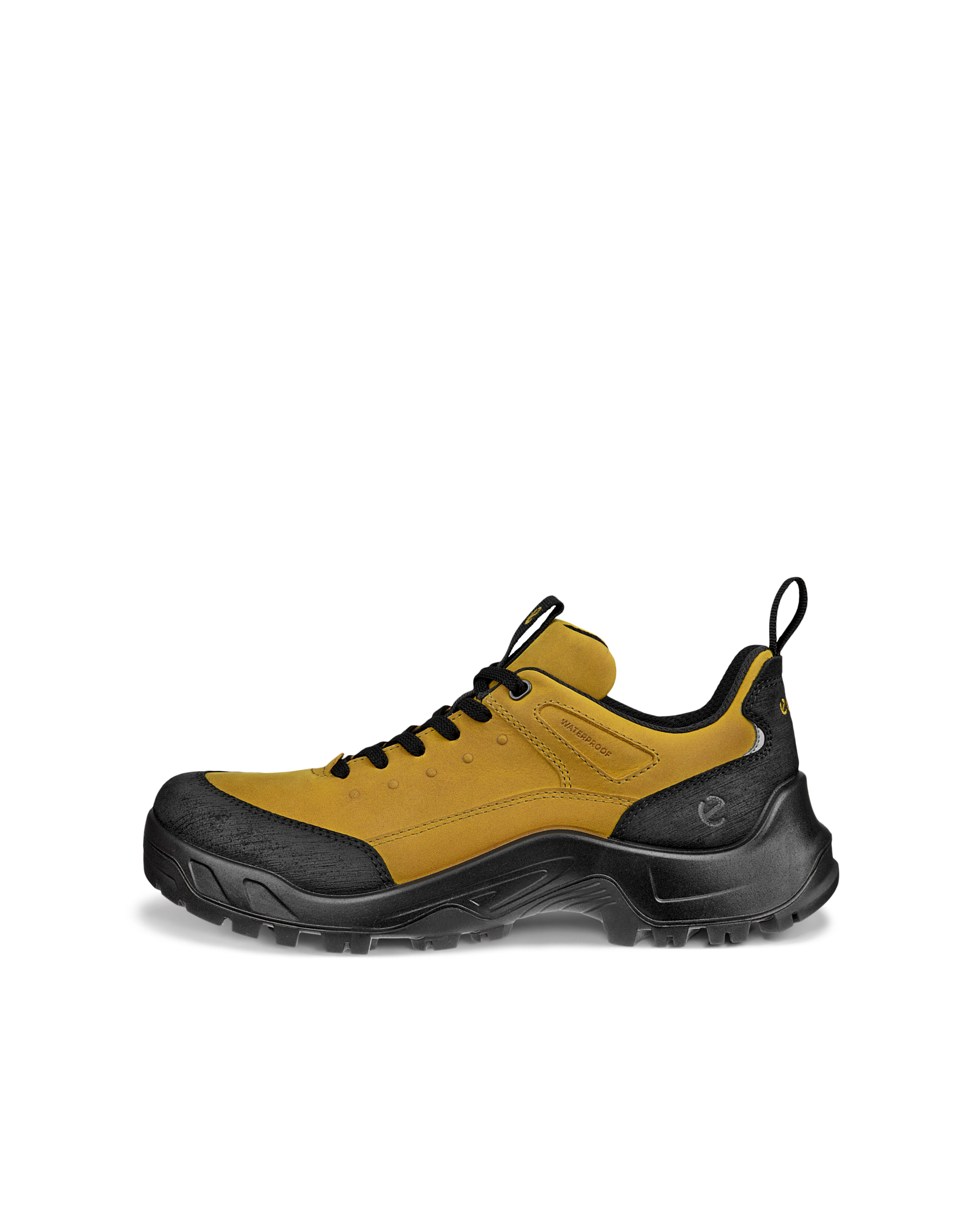 ECCO Offroad メンズ ヌバックウォータープルーフハイキングスニーカー - イエロー - Outside