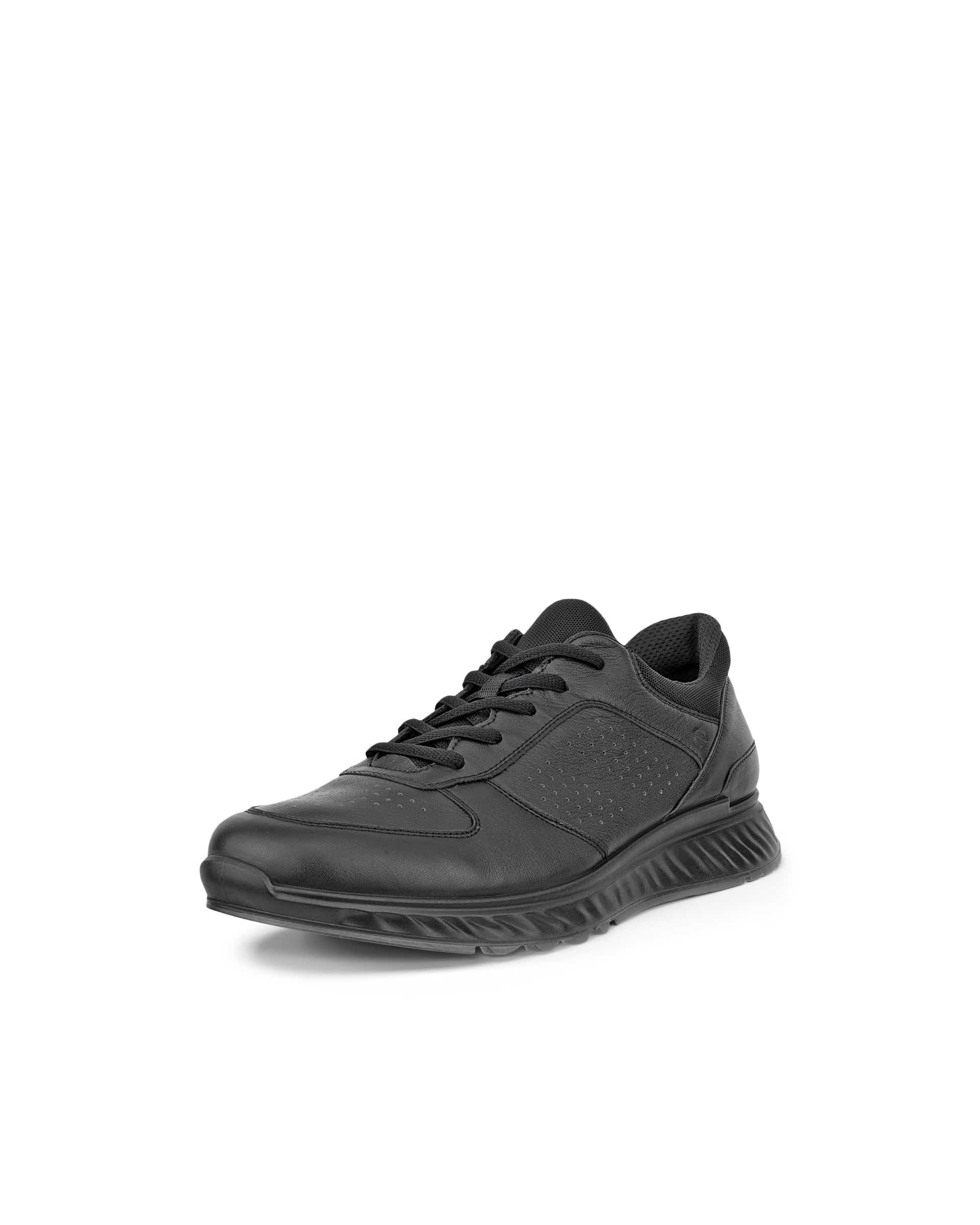 ECCO® Exostride baskets de plein air en cuir pour homme - Noir - Main