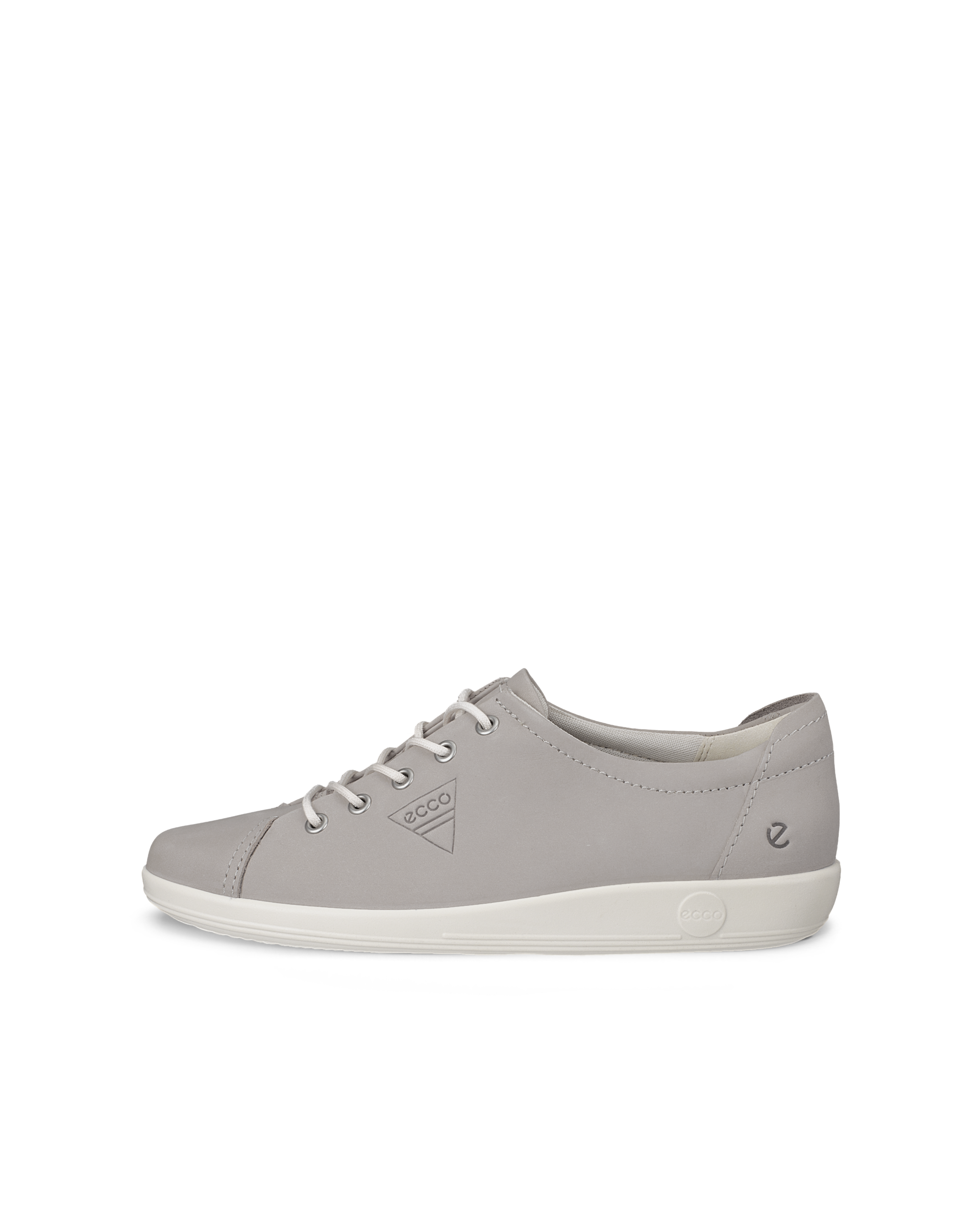 ECCO SOFT 2.0 - Women's Nubuck Walking Shoe - Grey - 41