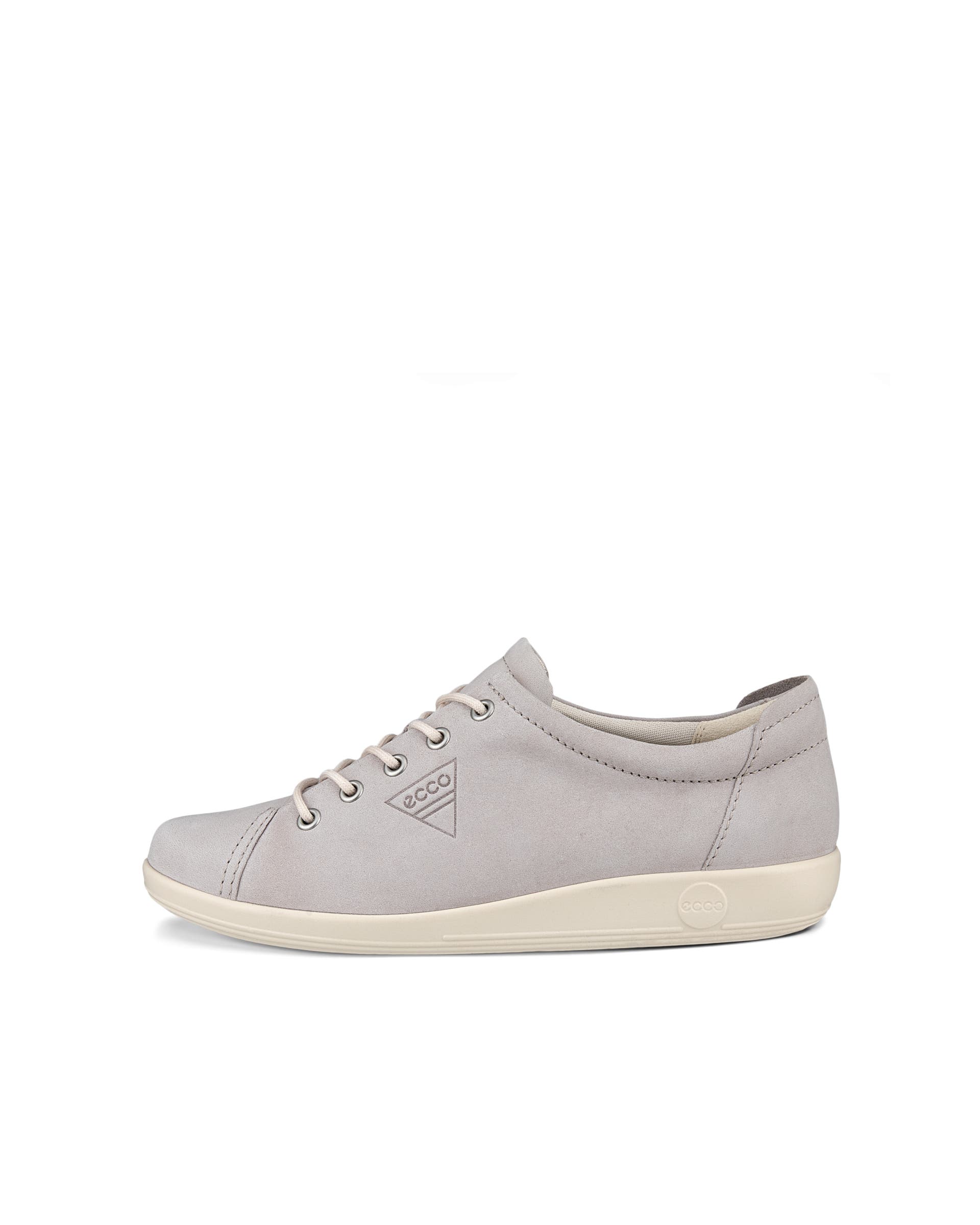 ECCO® Soft 2.0 Damen Ledersneaker - Grau - Outside