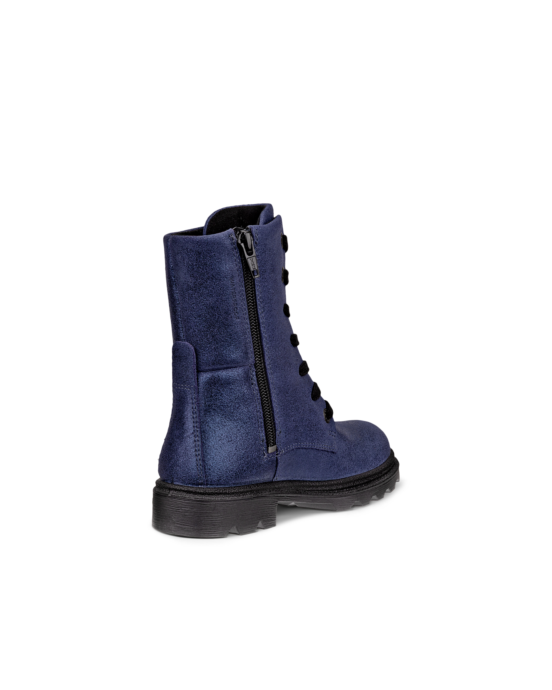 ECCO® GRAINER kinderen suède waterdichte veterboots - Paars - Back