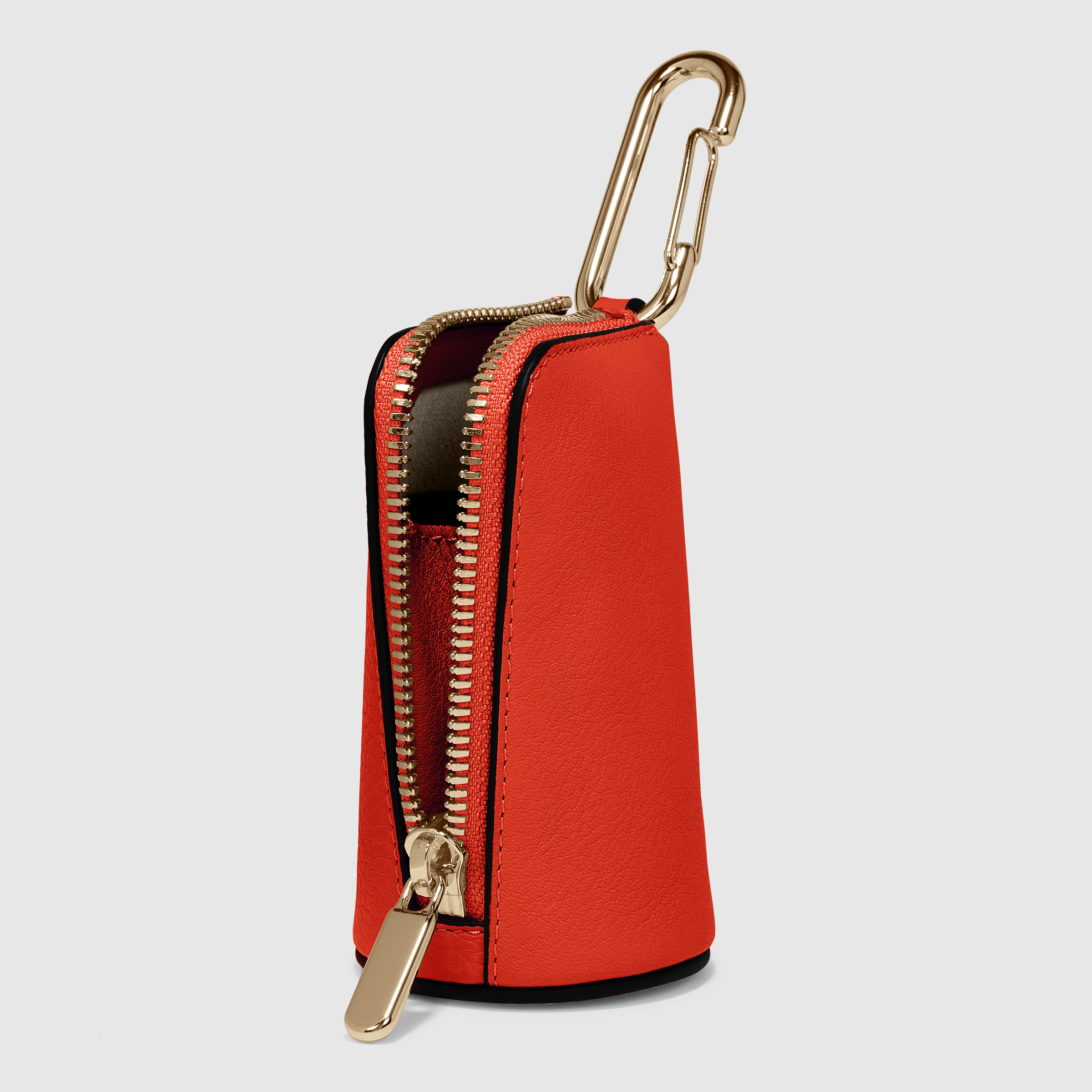 ECCO® Textureblock Leather Pouch Wallet | Red