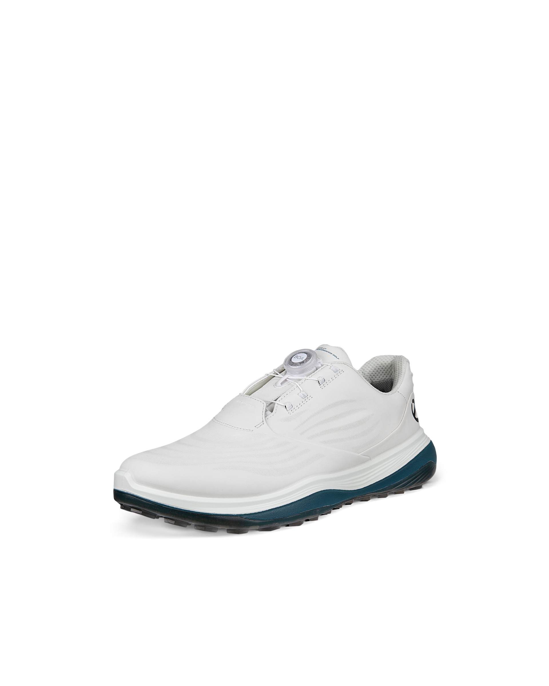 Men's ECCO® Golf LT1 Boa Leather Waterproof Shoe | White