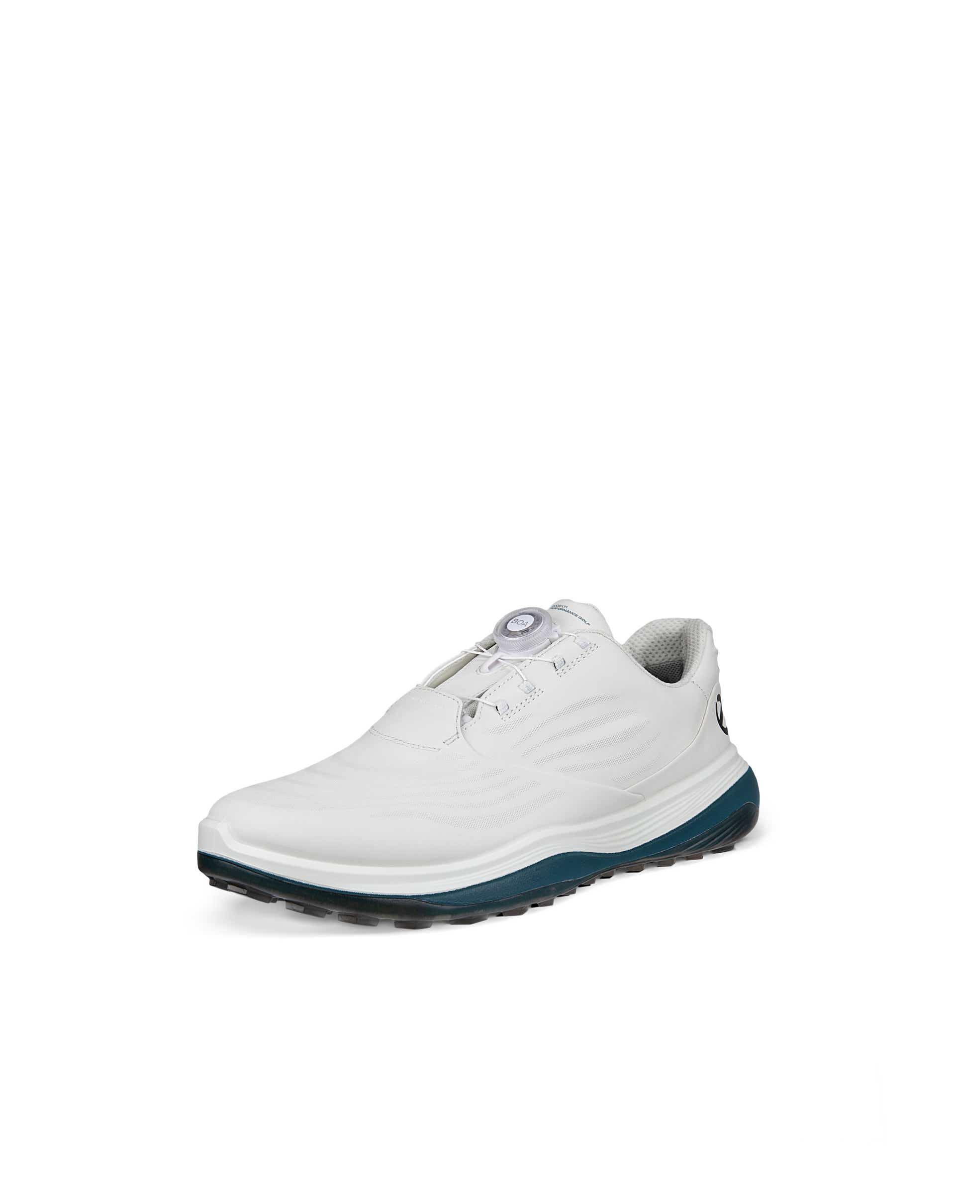 ECCO GOLF LT1 BOA Men メンズ レザーウォータープルーフゴルフシューズ - ホワイト - Main