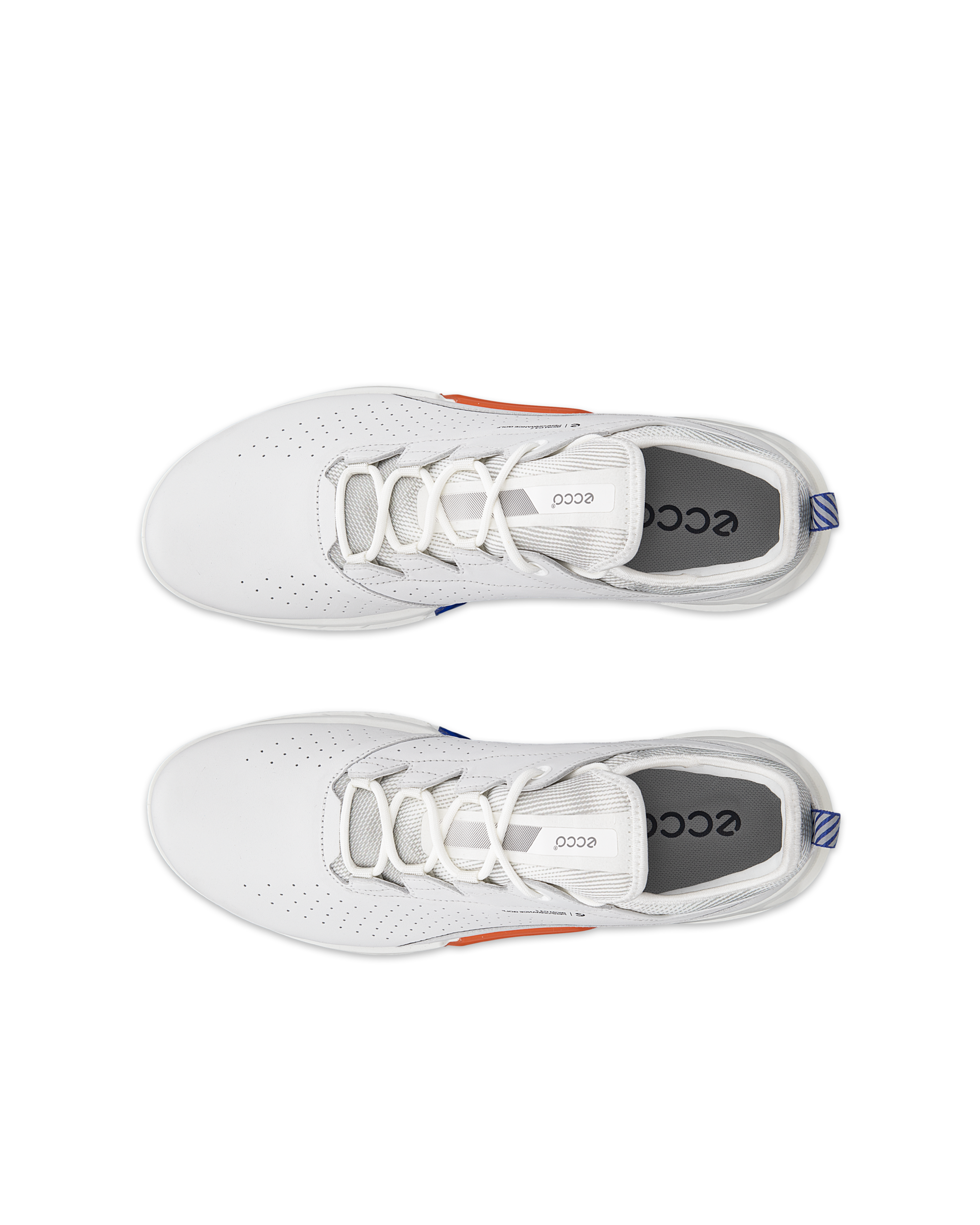 Pánská kožená Gore-Tex golfová obuv ECCO® Golf Biom C4 - Bílá - Top left pair