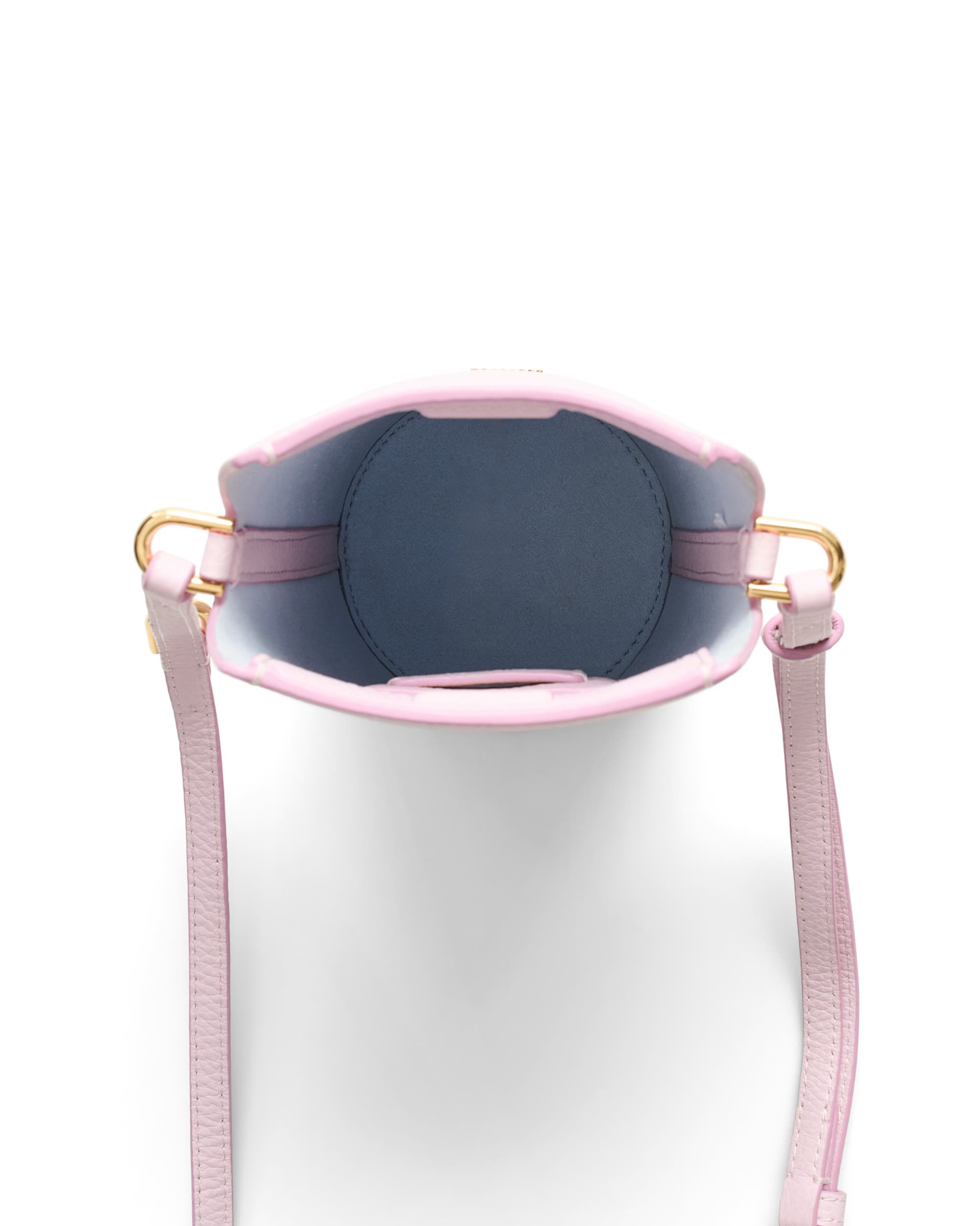 Kožená crossbody kabelka ECCO® Pot - Růžová - Birdeye
