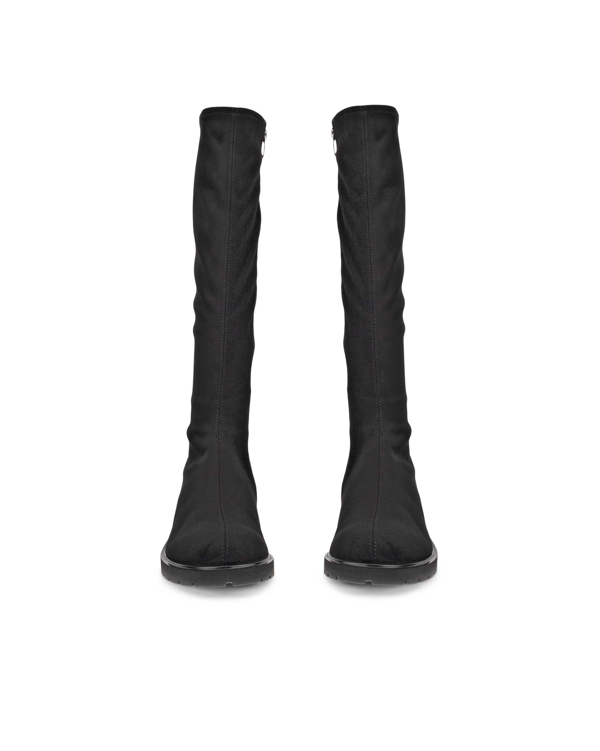 Women's ECCO® Metropole Vienna Textile Knee-High Boot - Black - Front pair