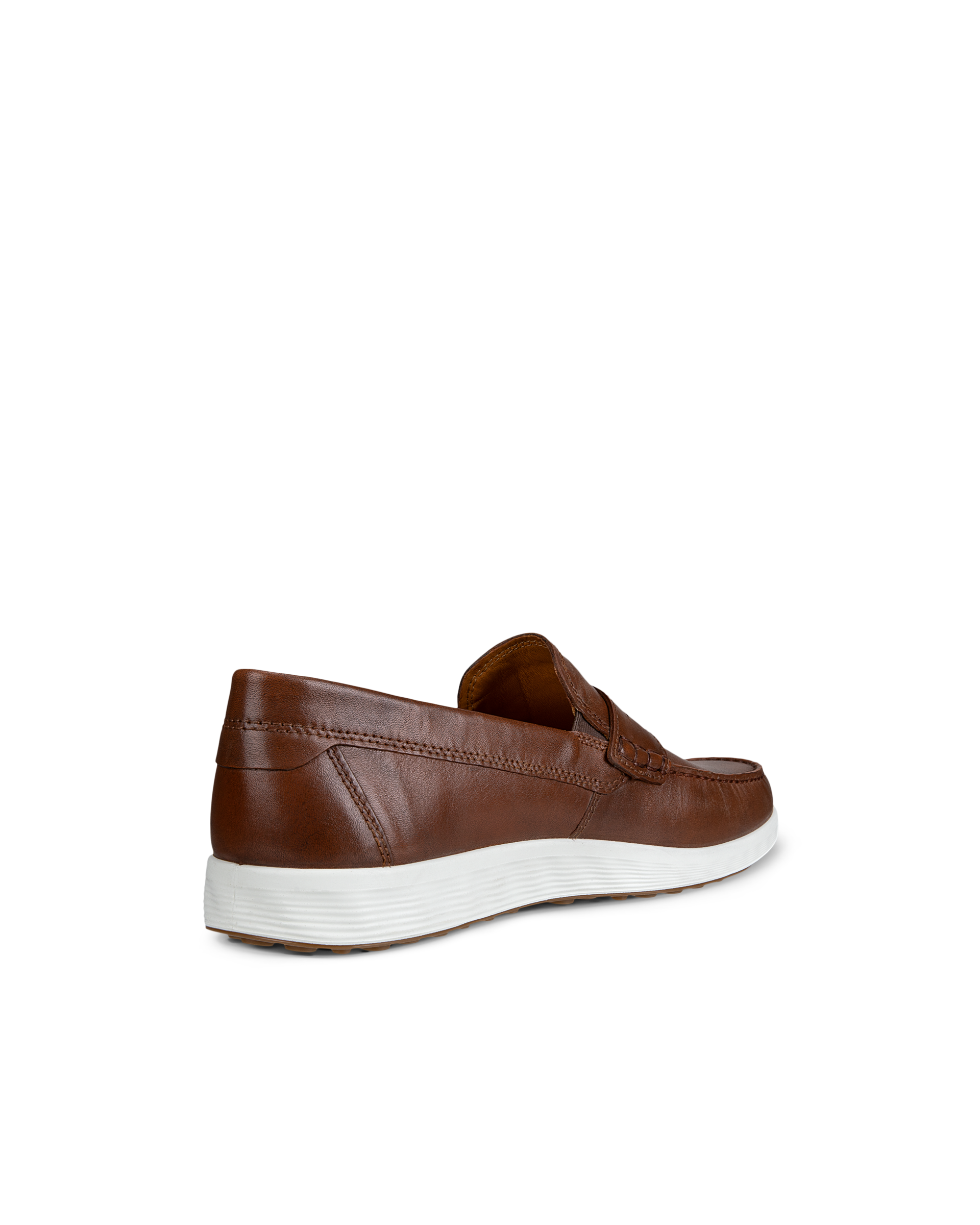 ECCO S LITE MOC MEN'S PENNY LOAFER BOAT SHOE - Brown - Back