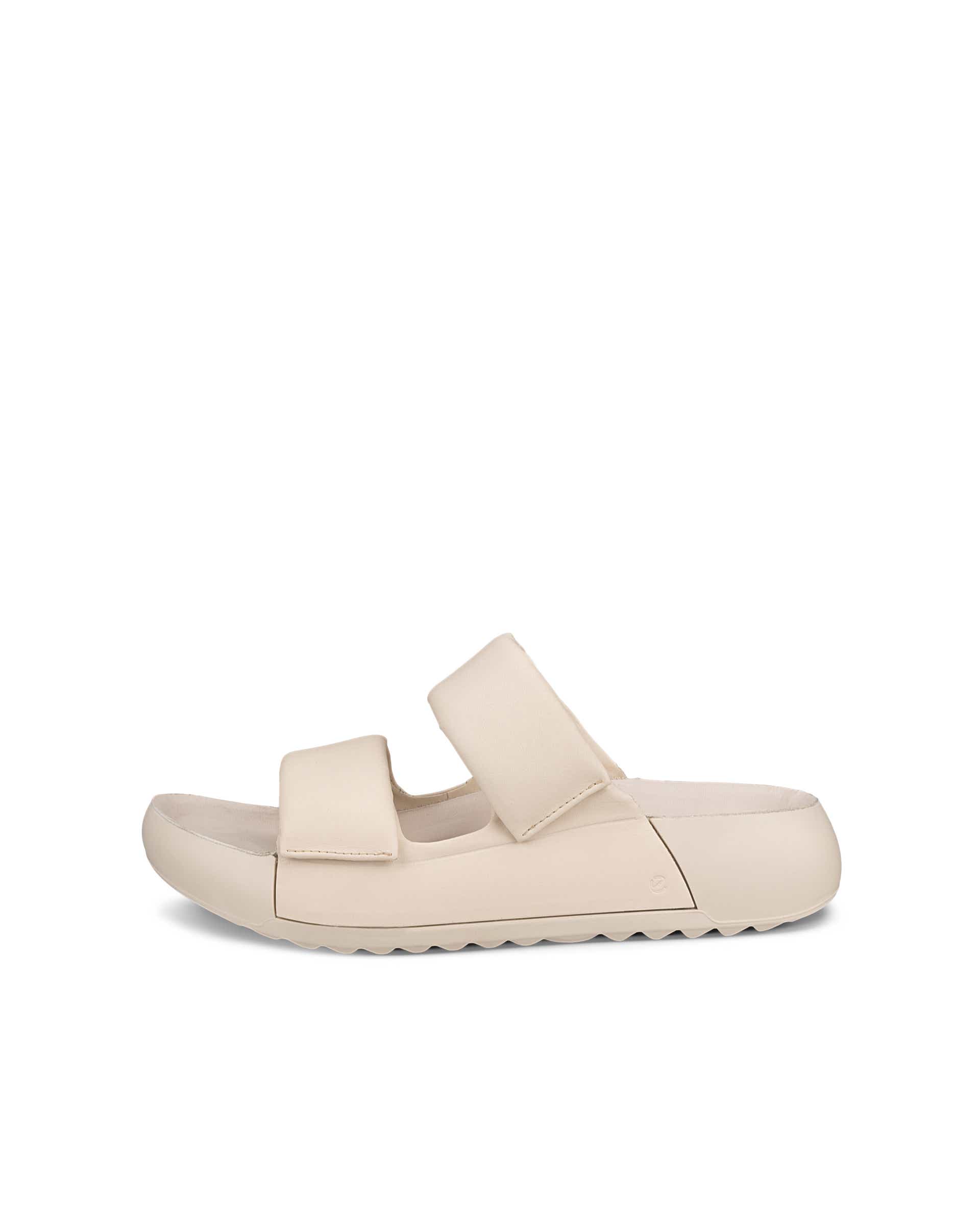 ECCO® Cozmo PF Damen Ledersandale mit zwei Riemen - Beige - Outside