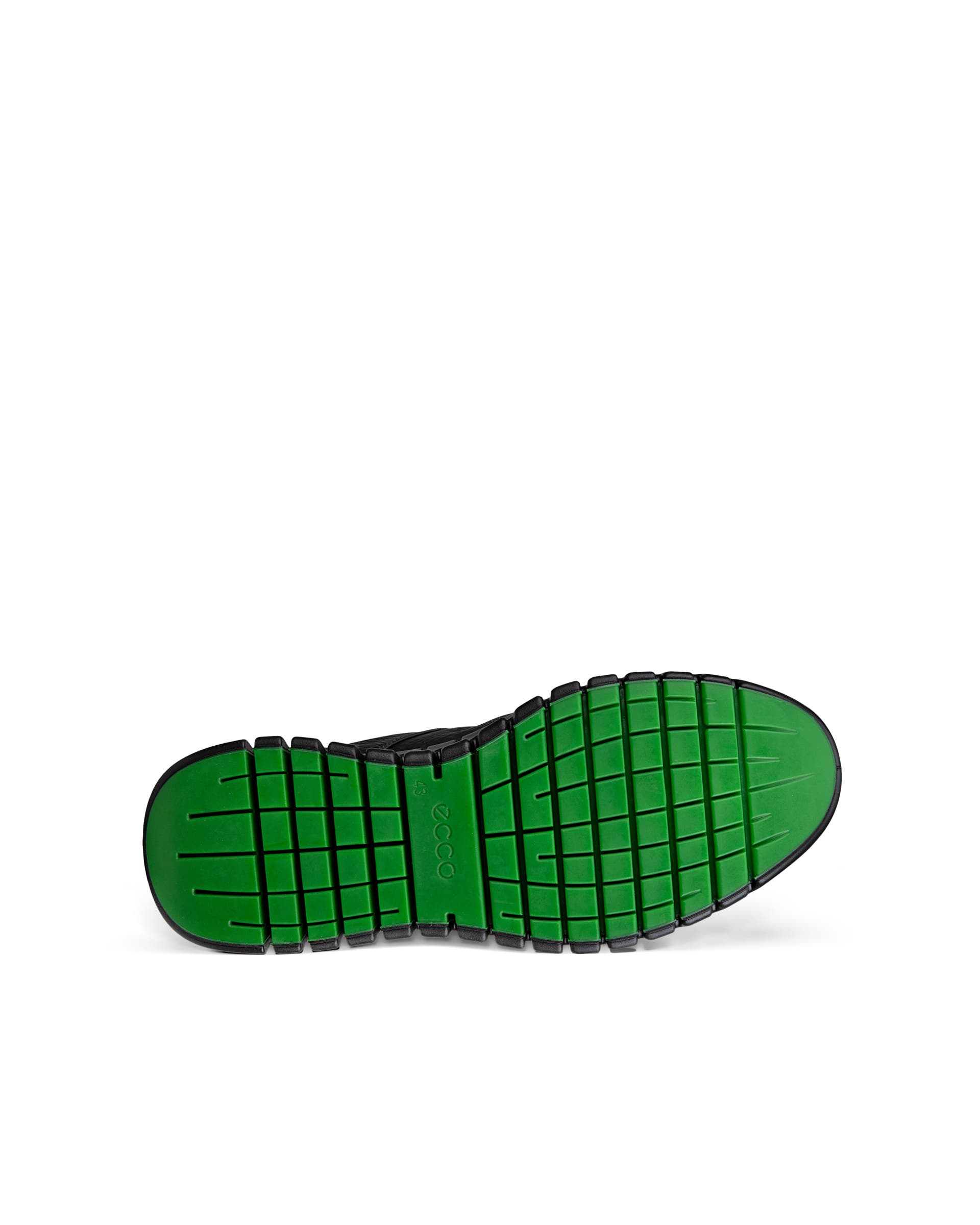 Zapatillas de piel ECCO® Gruuv para hombre - Negro - Sole