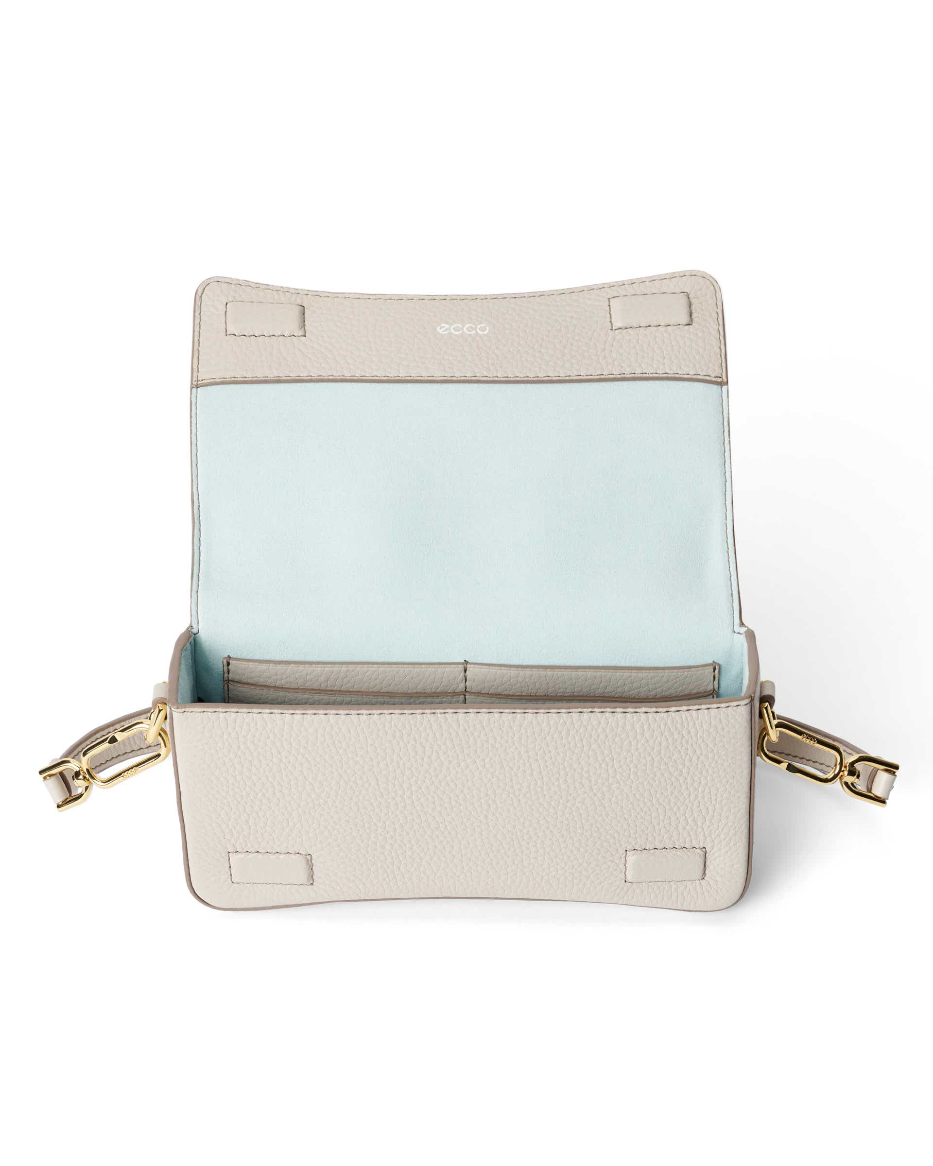 ECCO Pinch Small Pebbled レザーショルダーバッグ - ベージュ - Inside