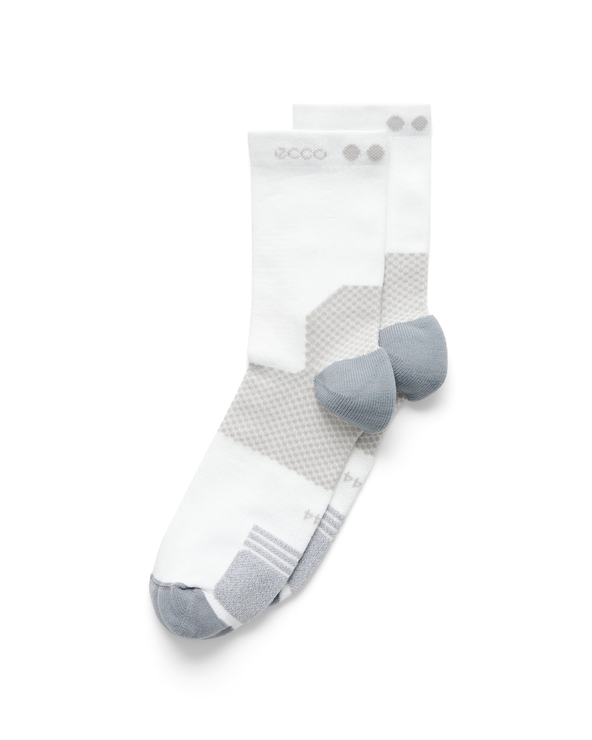 ECCO Tour Lite crew sock — White