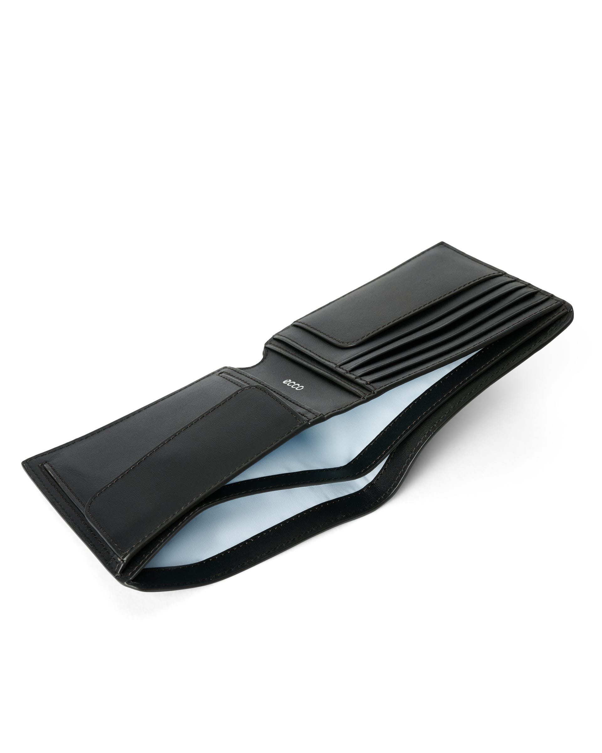 ECCO® Wallet Geldbörse aus Leder - Blau - Inside