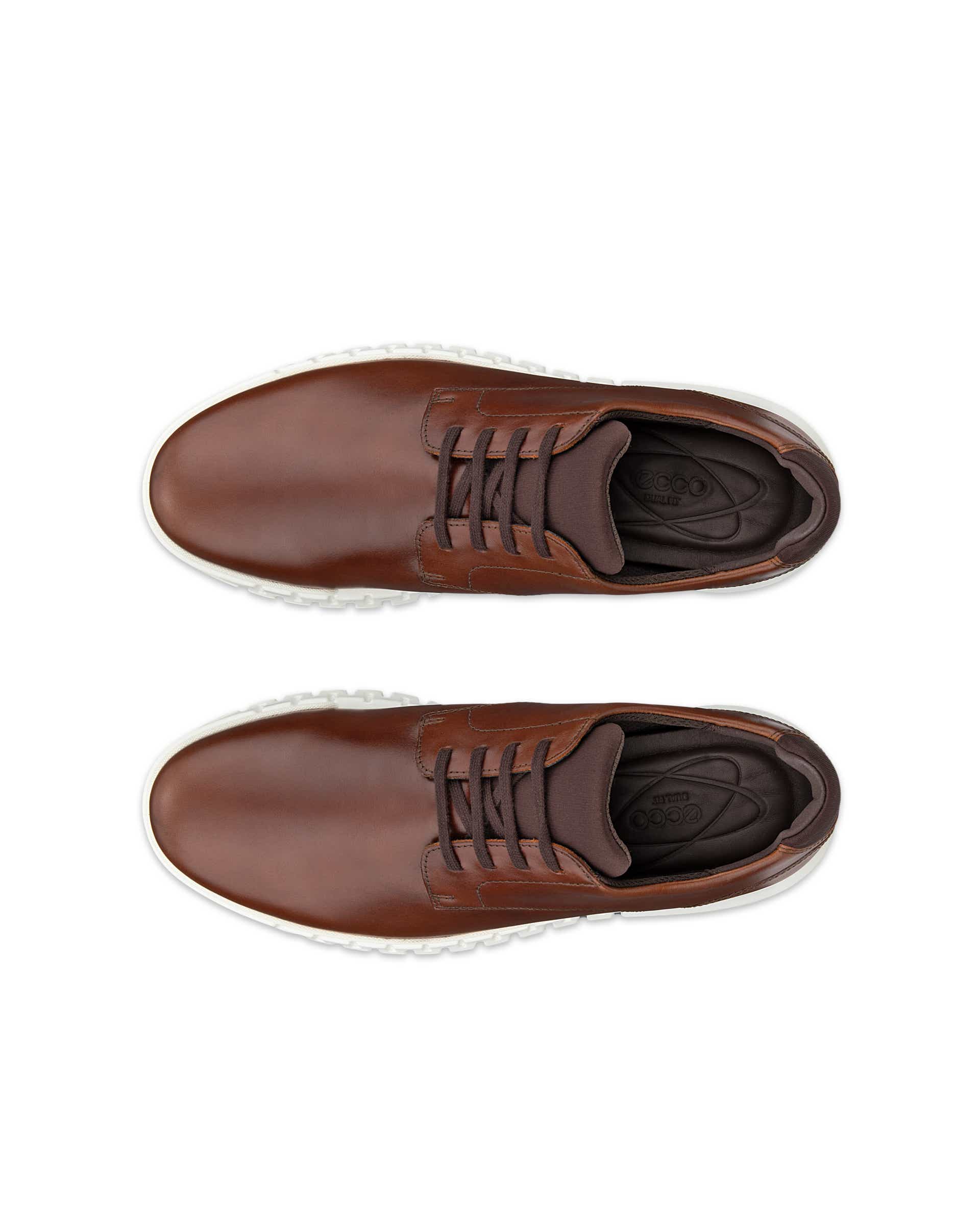 ECCO® Gruuv Studio Herren Lederslipper - Braun - Top left pair