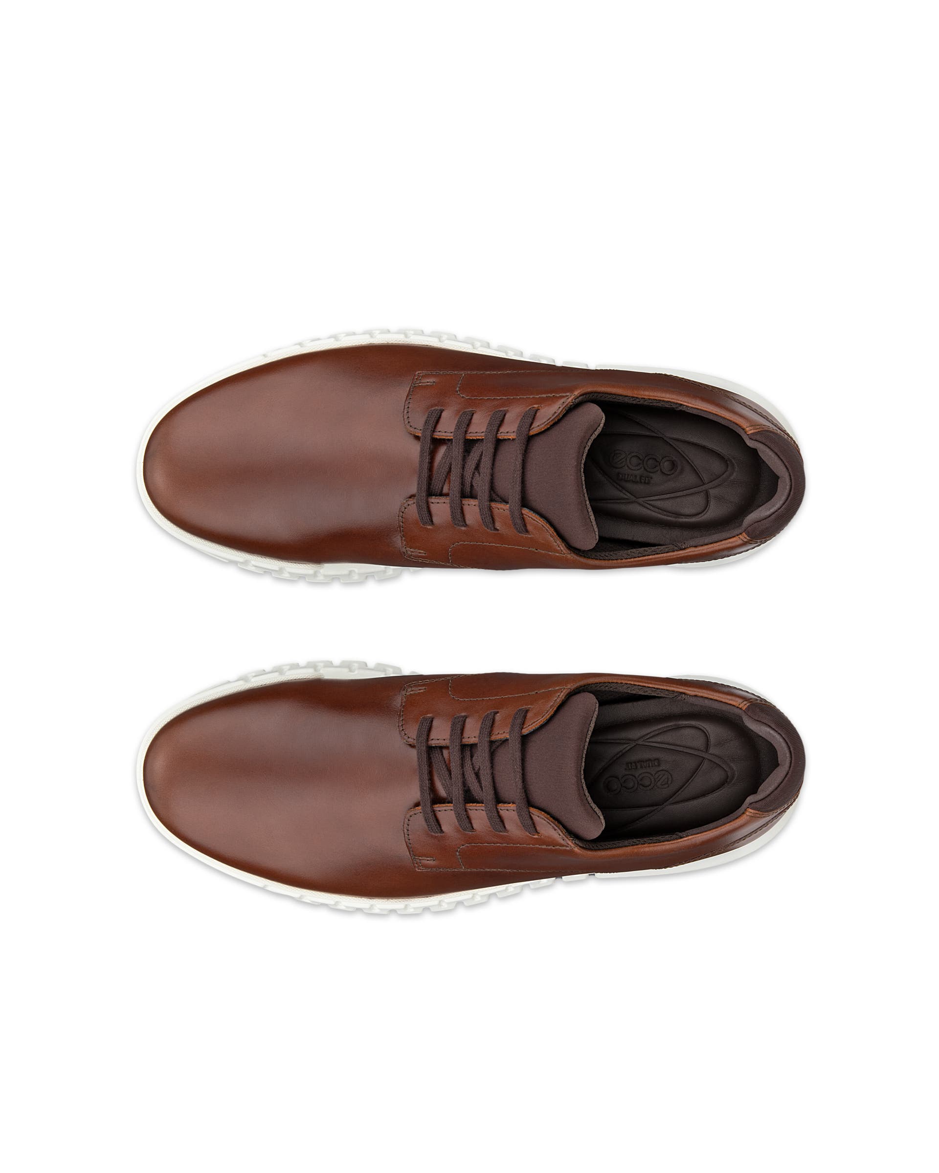 ECCO® Gruuv Studio Herren Lederslipper - Braun - Top left pair