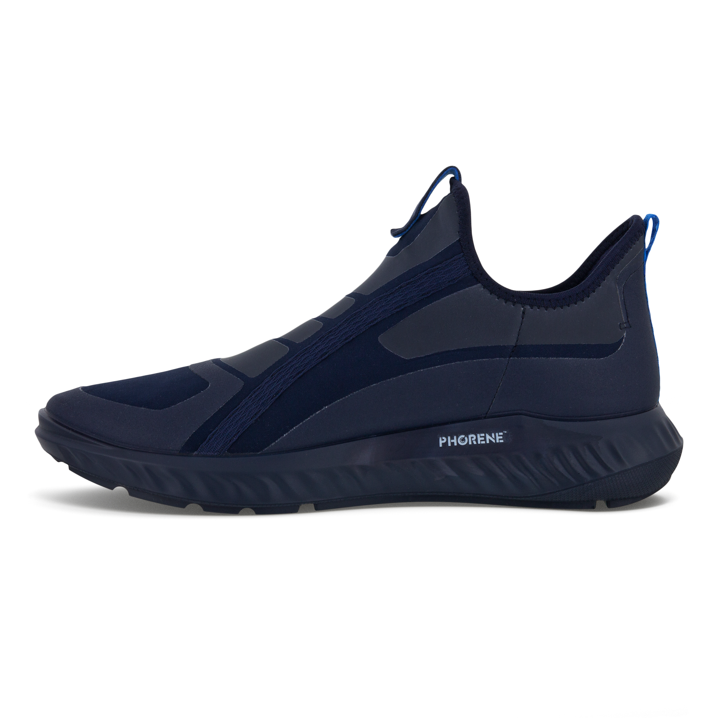 ECCO ATH 1F Low メンズ テキスタイルスリップオンスニーカー | ブルー