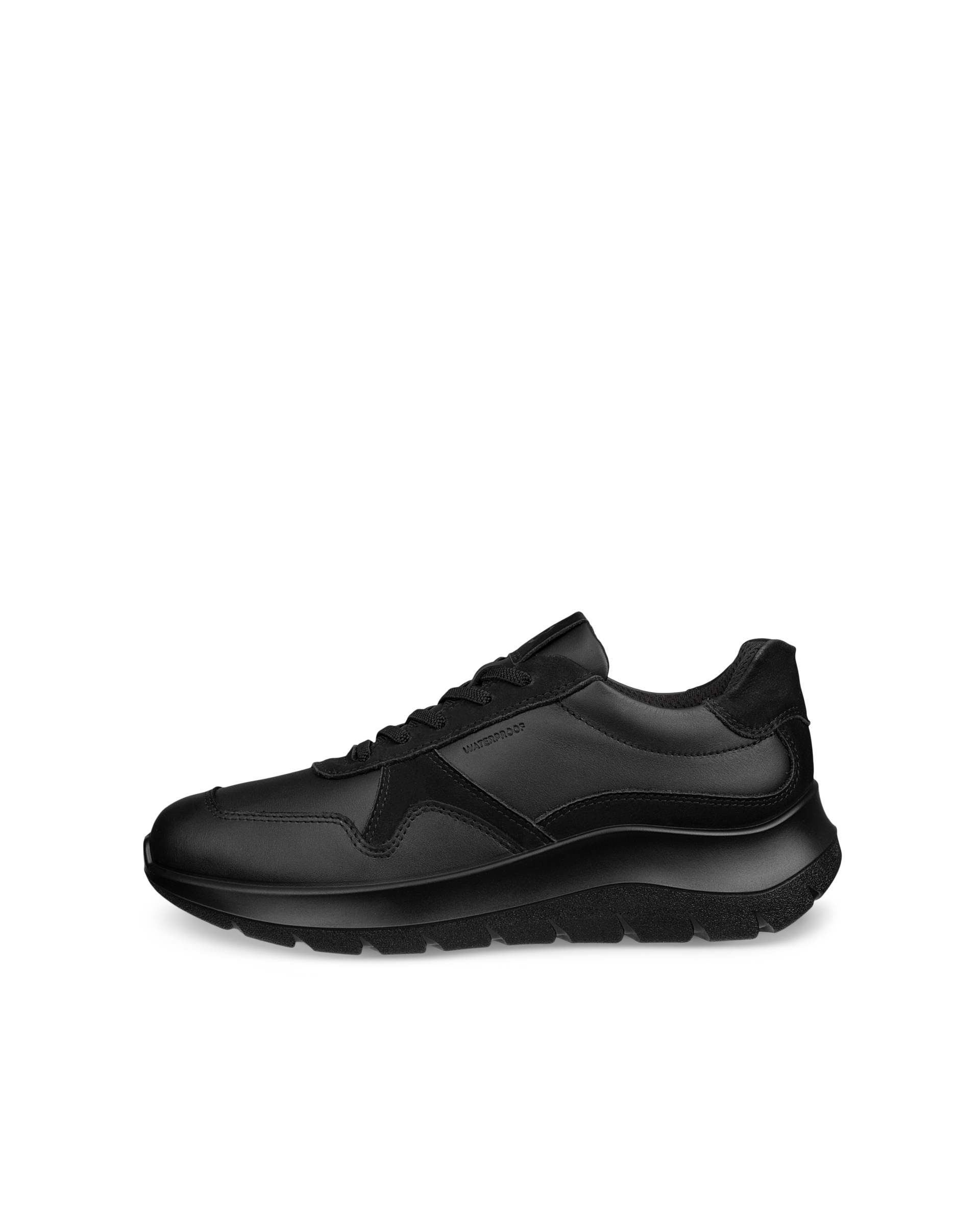 ECCO VALERIE - Women's Leather Trainer - Black - 38