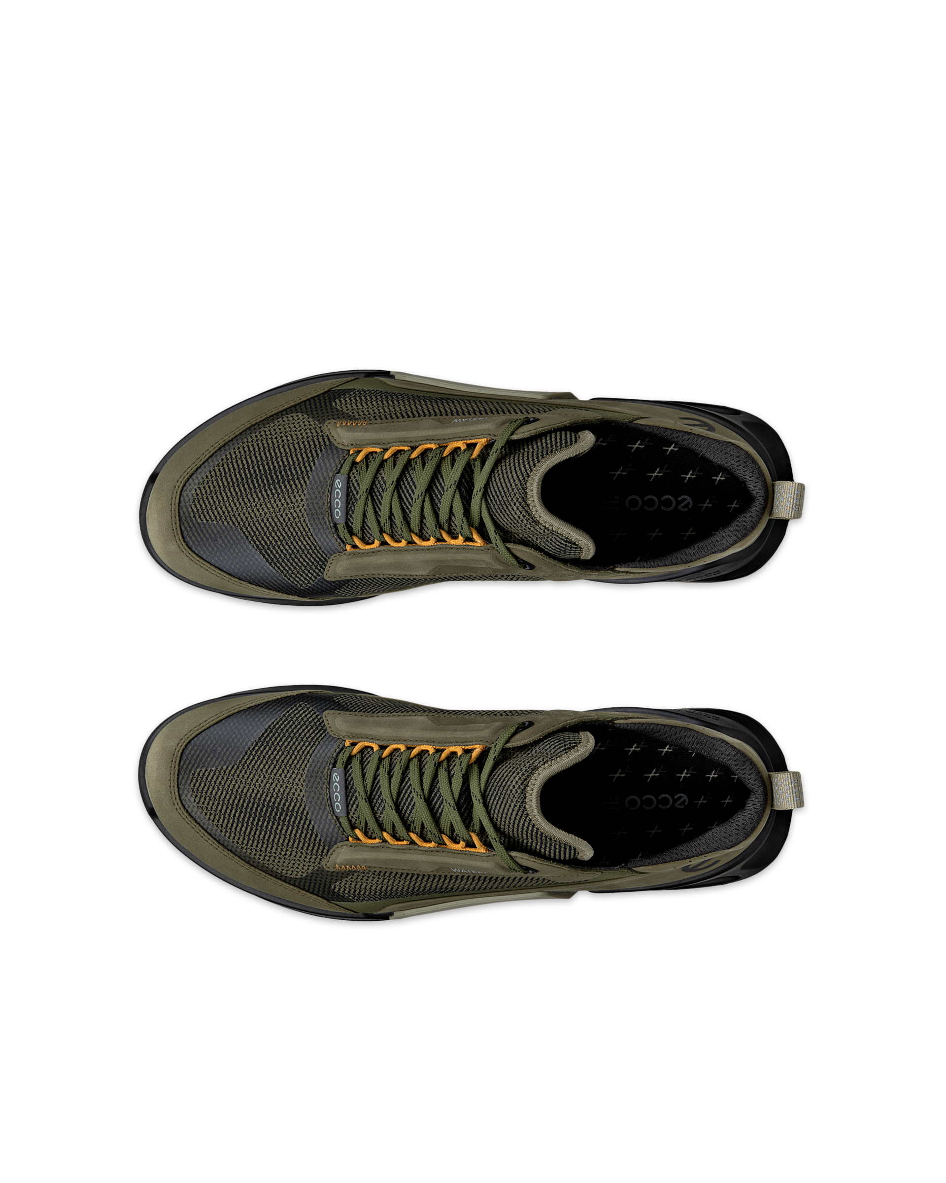 ECCO® Biom 2.1 X Mountain Herren Wasserdichter Wanderschuh aus Nubukleder - Grün - Top left pair