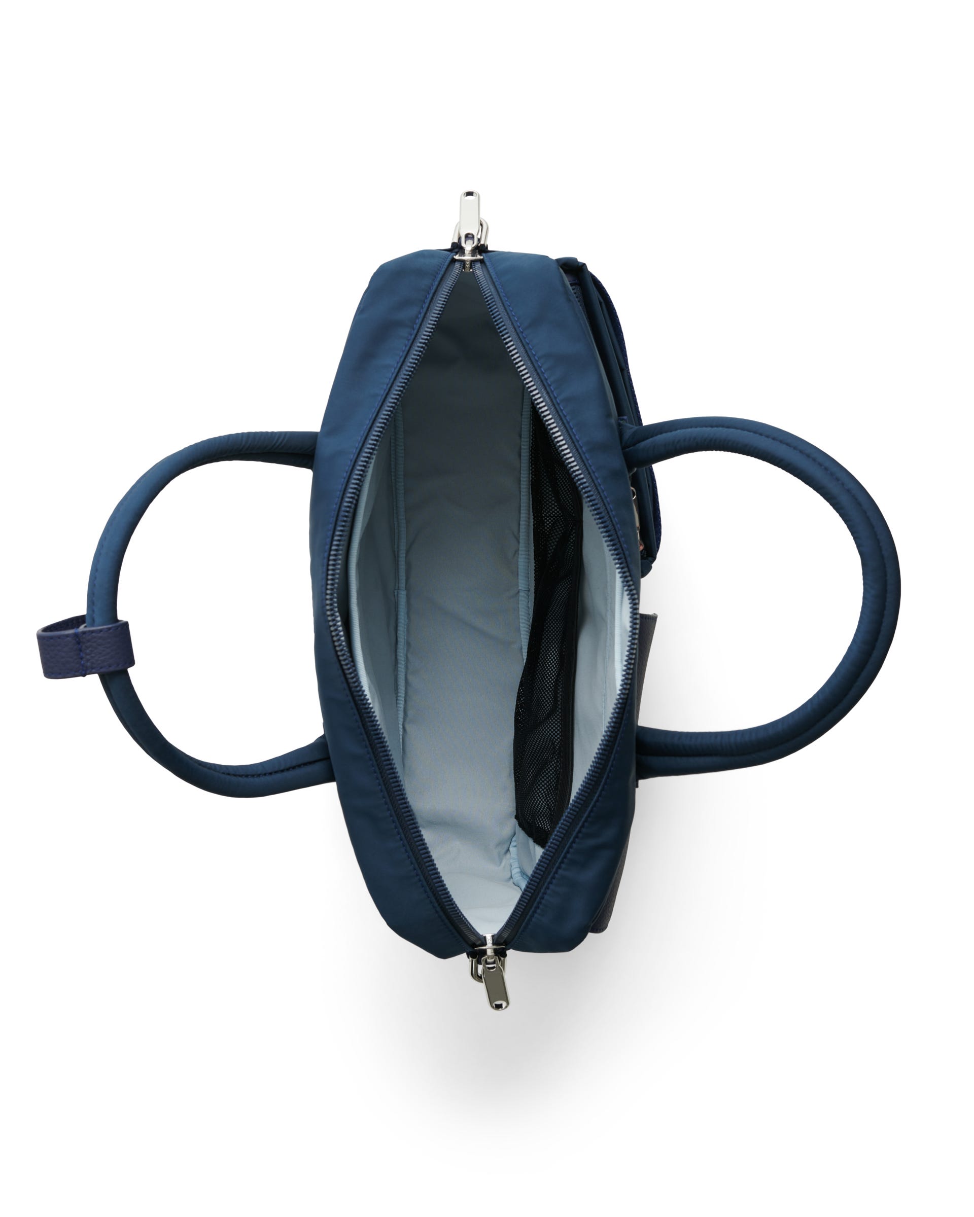 ECCO® Voyager - Leather Travel 12hr Folio Bag | Blue