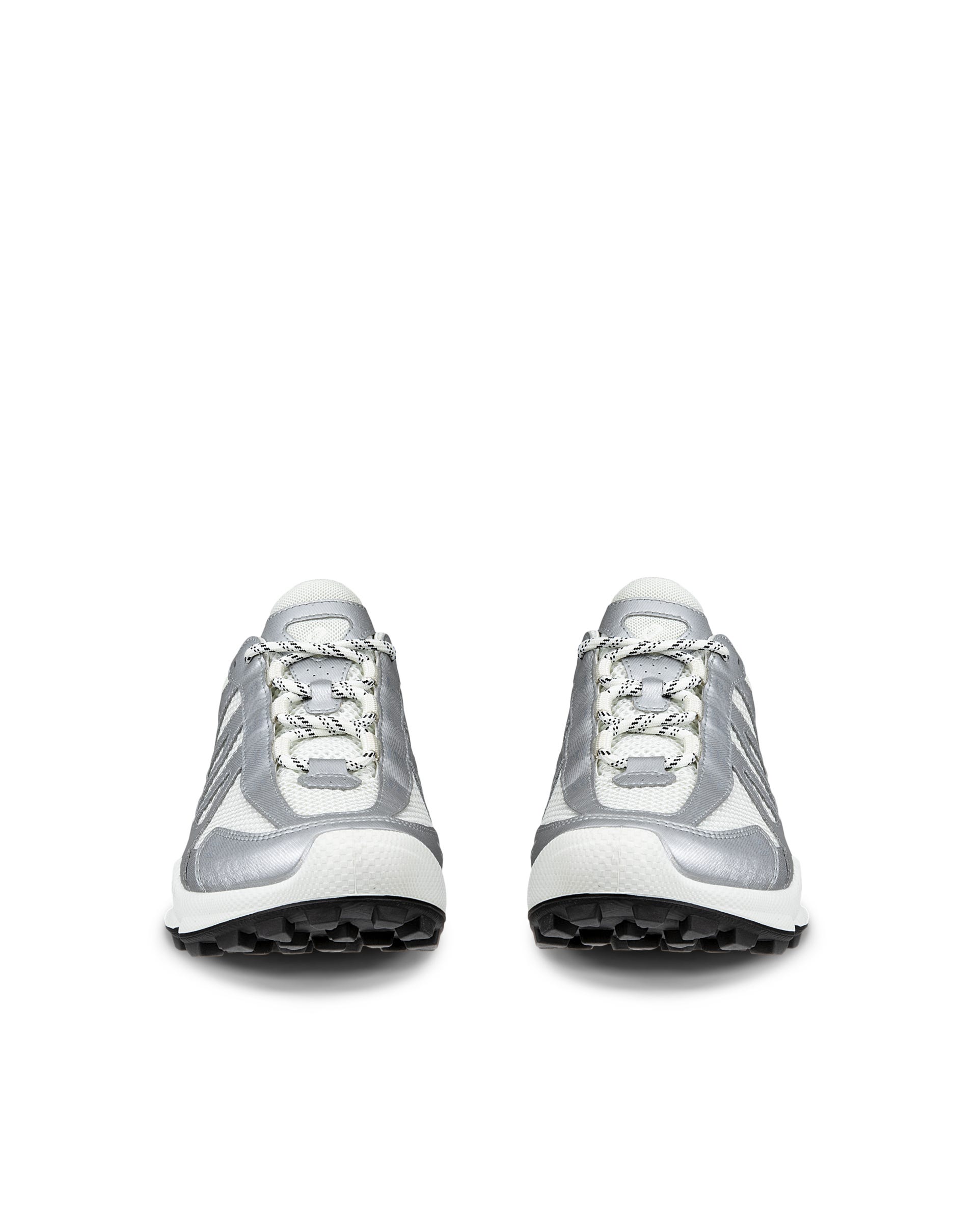 ECCO® Biom C-Trail ženske platnene tenisice za boravak na otvorenom - Metalik - Front pair