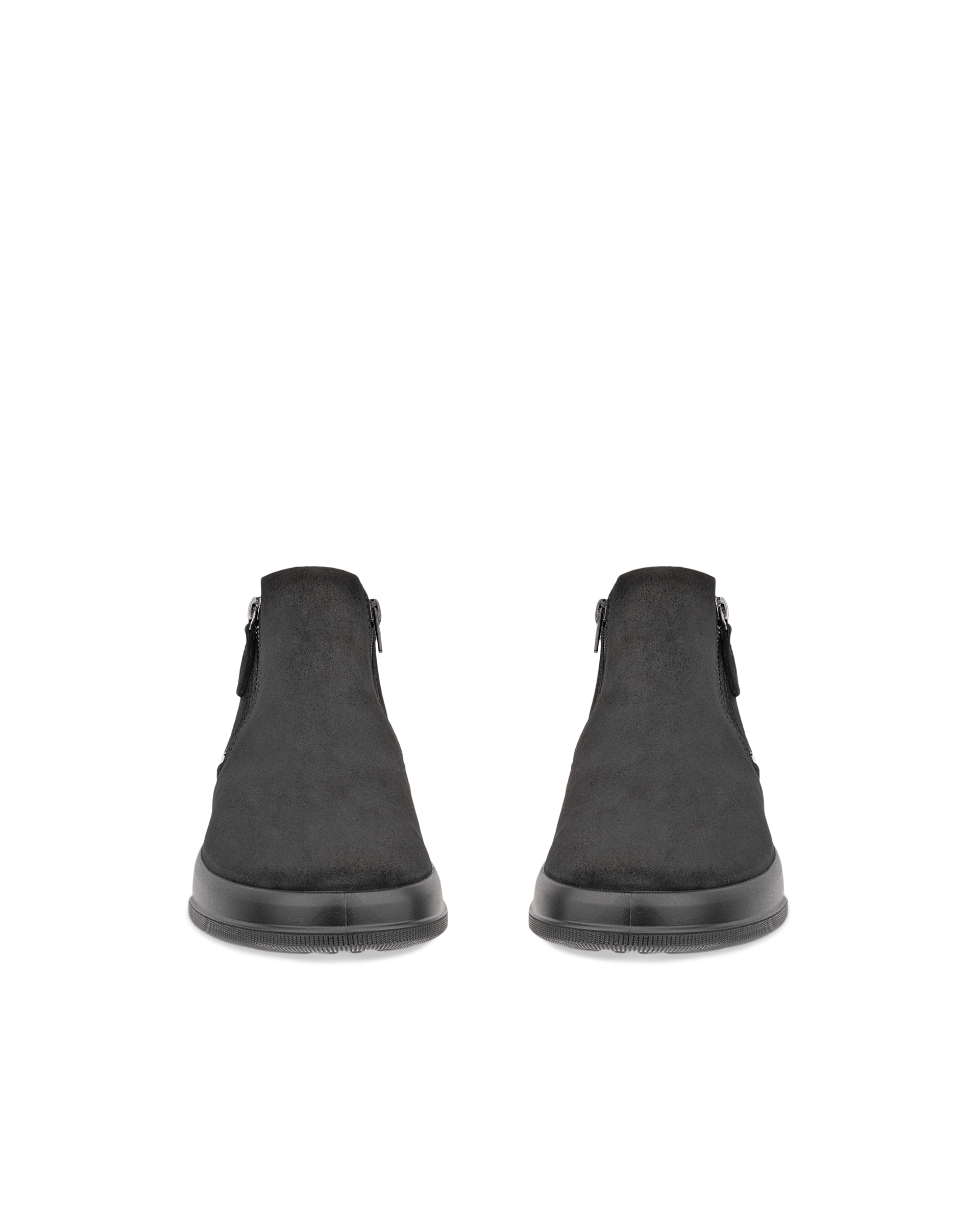 ECCO® MOVE ženske čizme od brušene kože - Crna - Front pair