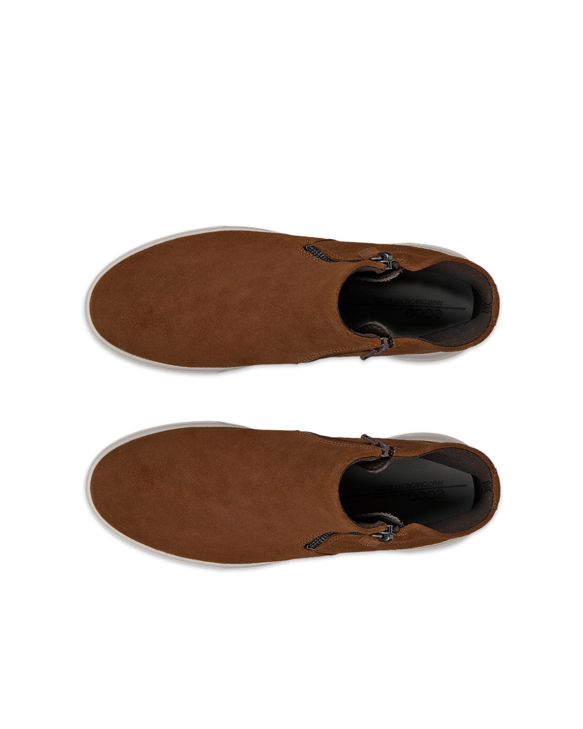 Botas camurça mulher ECCO® MOVE - Castanho - Top left pair