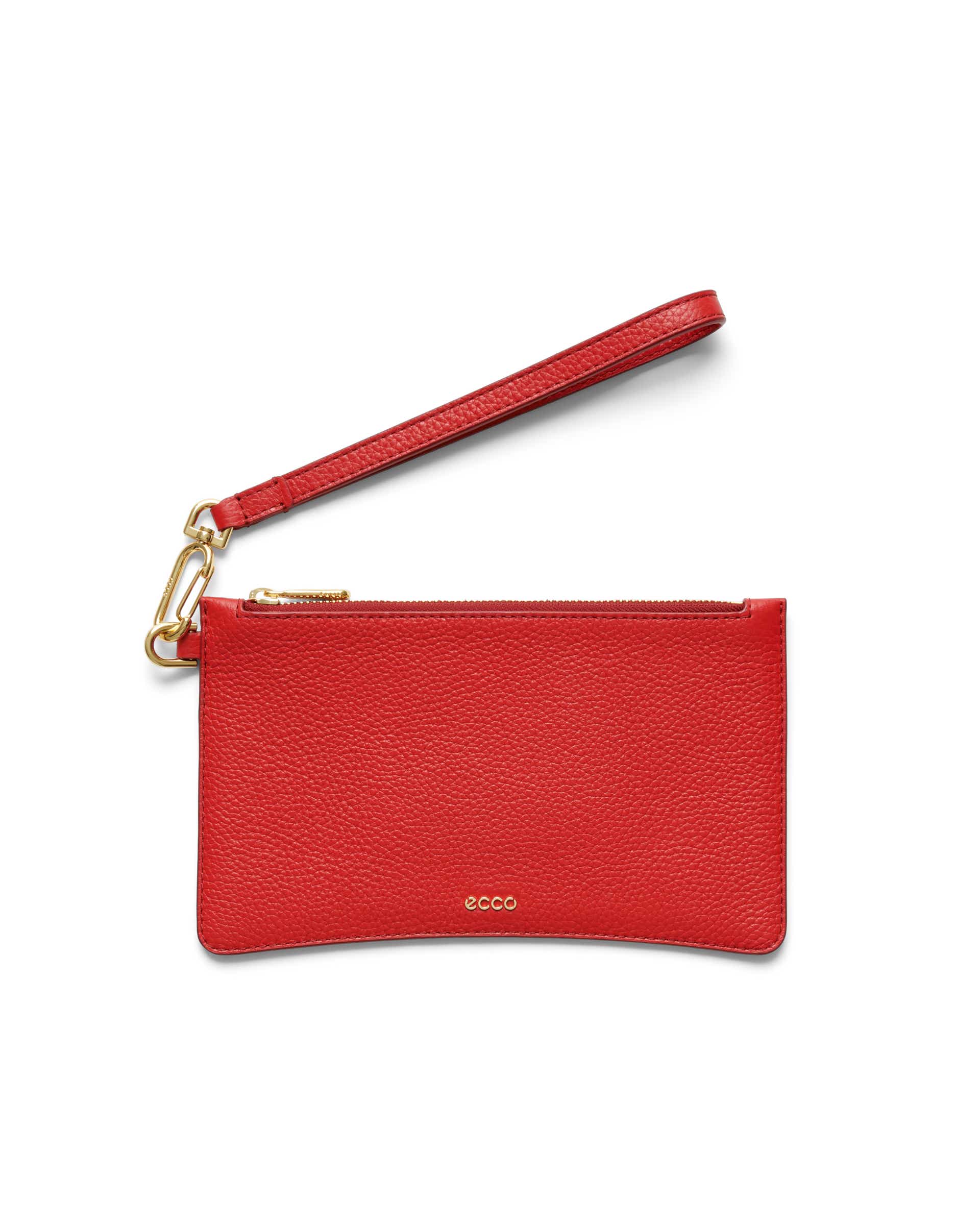 ECCO Wristlet Pebbled レザーポーチ - レッド - Main