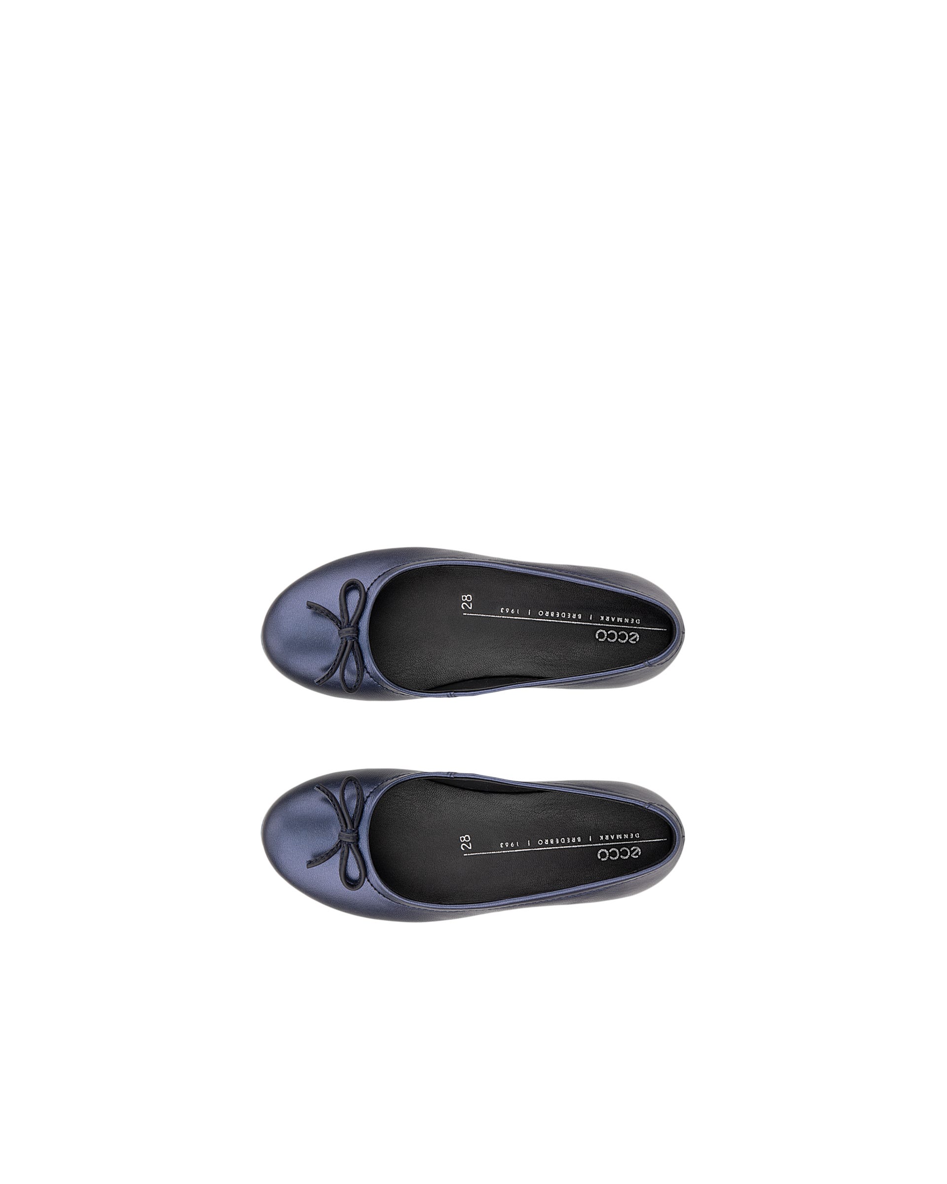 Kids' ECCO® Anine Leather Ballerina Flat